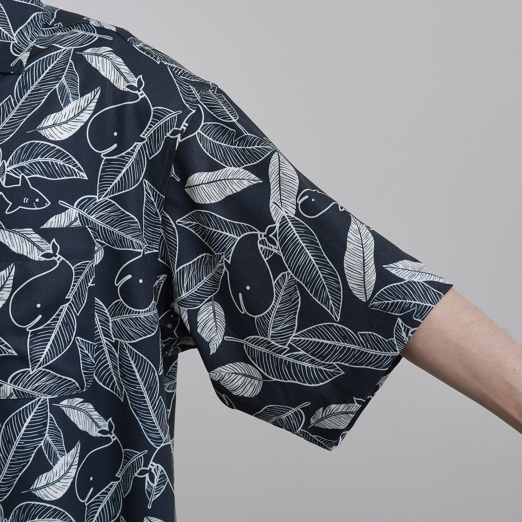 tk.TAKEO KIKUCHI「梨地クジラシャツ」|シャツ・ブラウス|