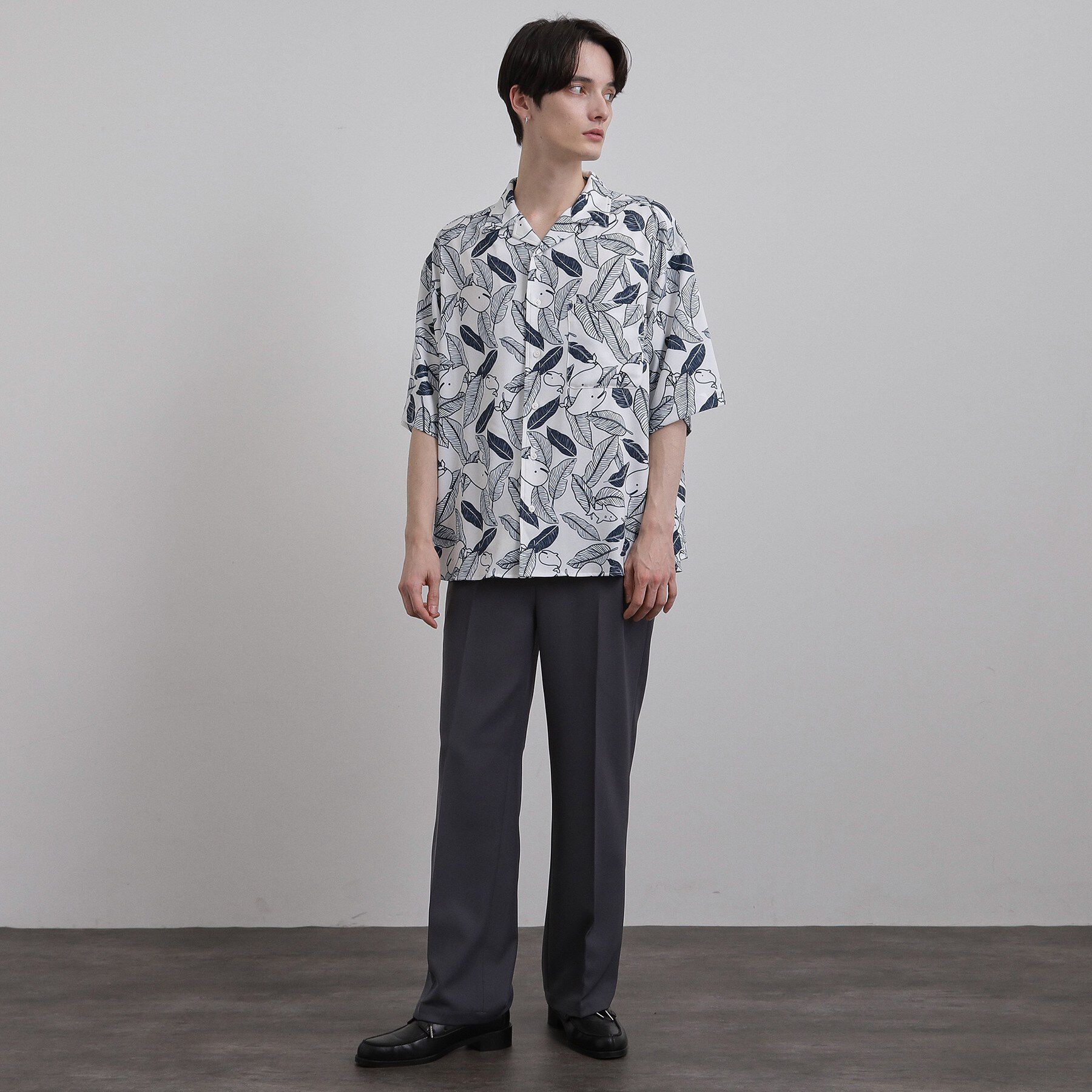 tk.TAKEO KIKUCHI「梨地クジラシャツ」|シャツ・ブラウス|