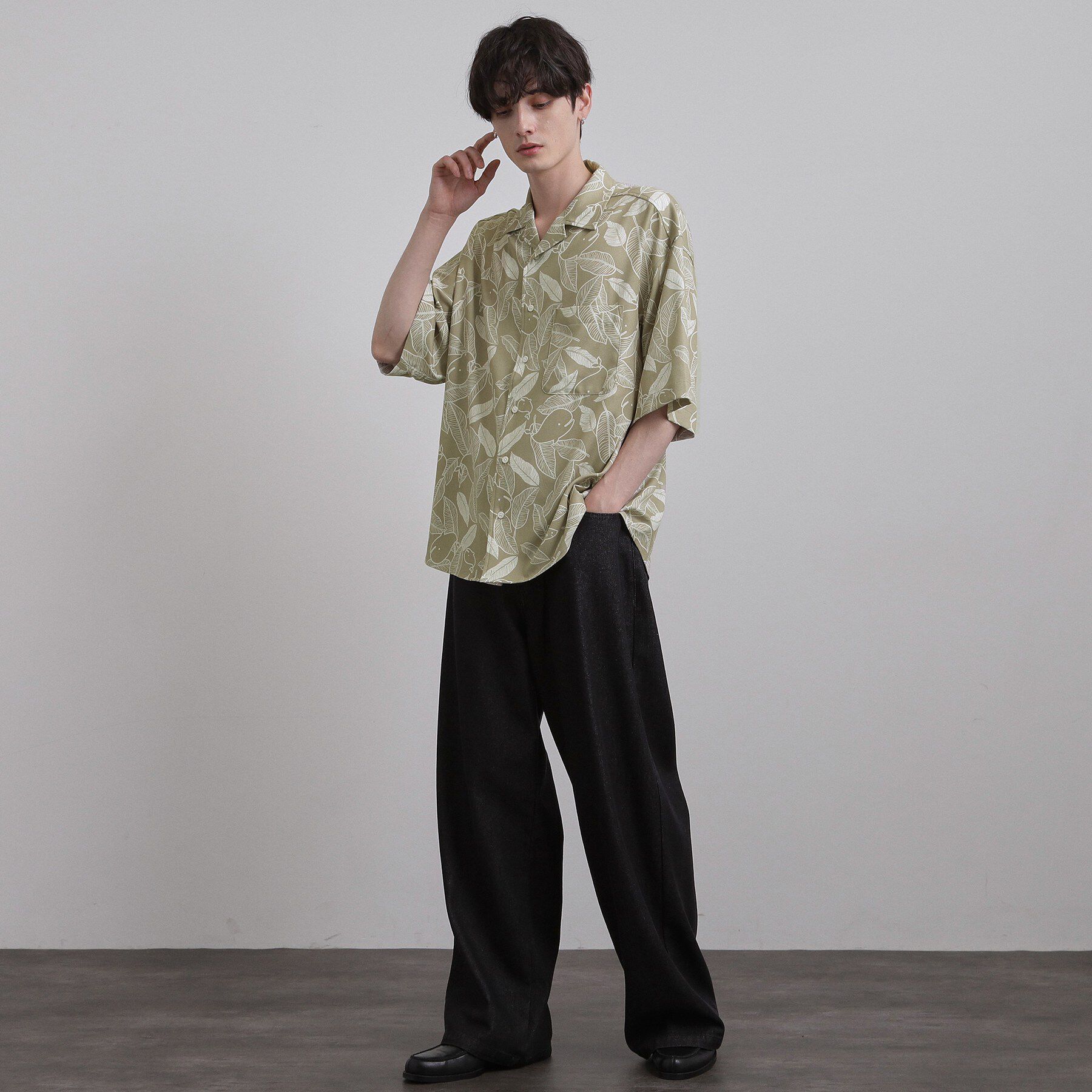 tk.TAKEO KIKUCHI「梨地クジラシャツ」|シャツ・ブラウス|