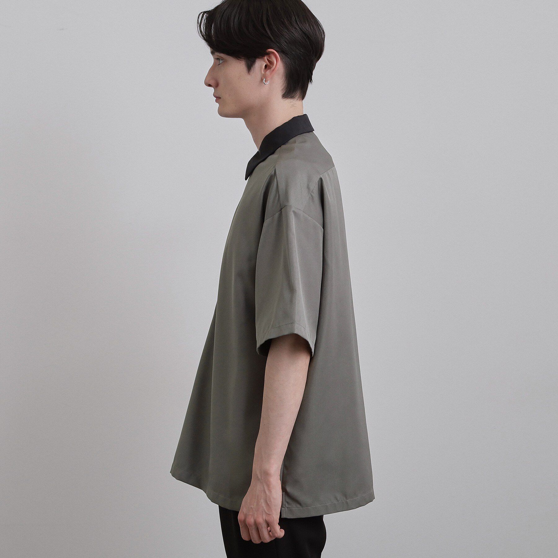 tk.TAKEO KIKUCHI「配色ハーフジップシャツ」|シャツ・ブラウス|