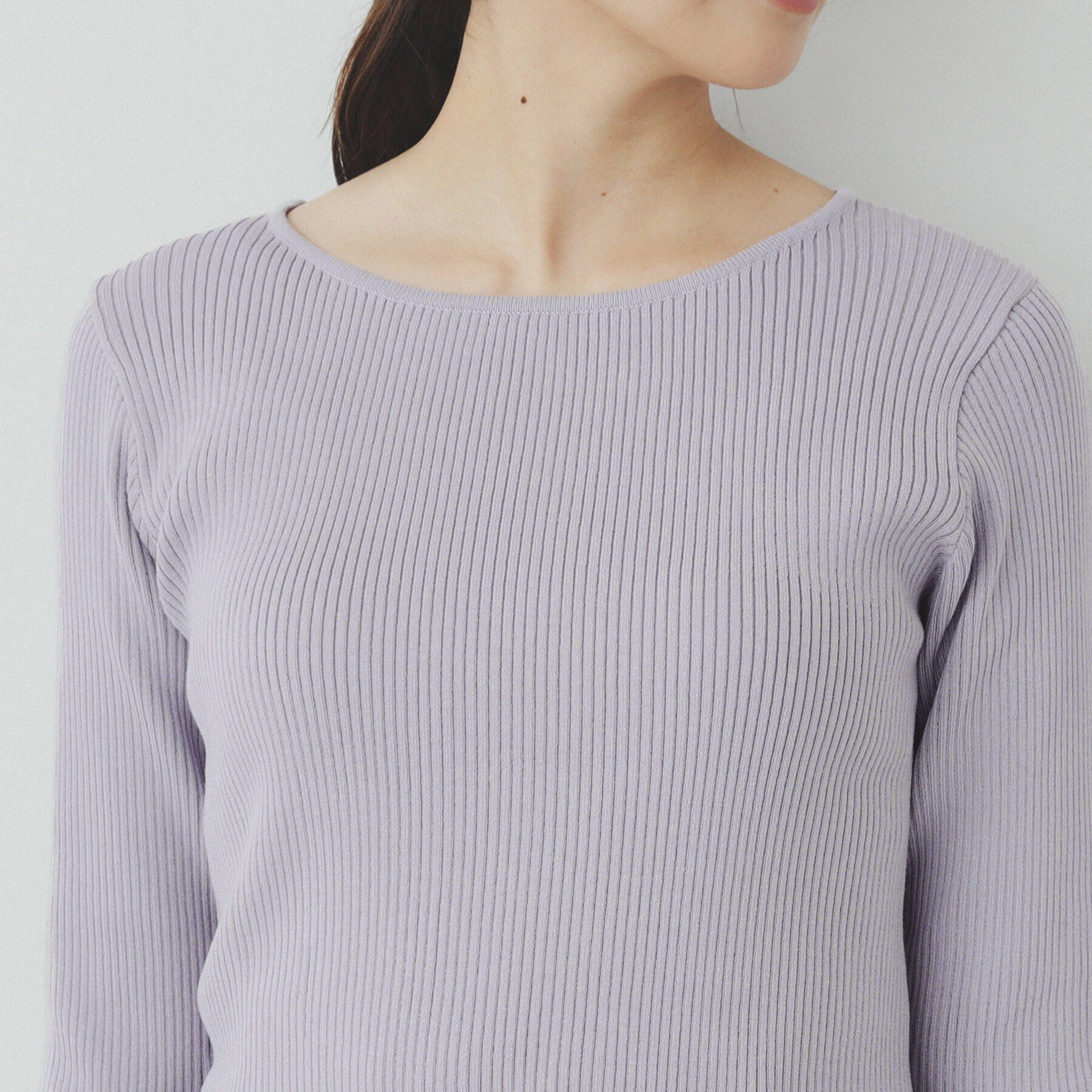 index「フレアスリーブリブニット【洗濯機洗い可】」|ニット・セーター|