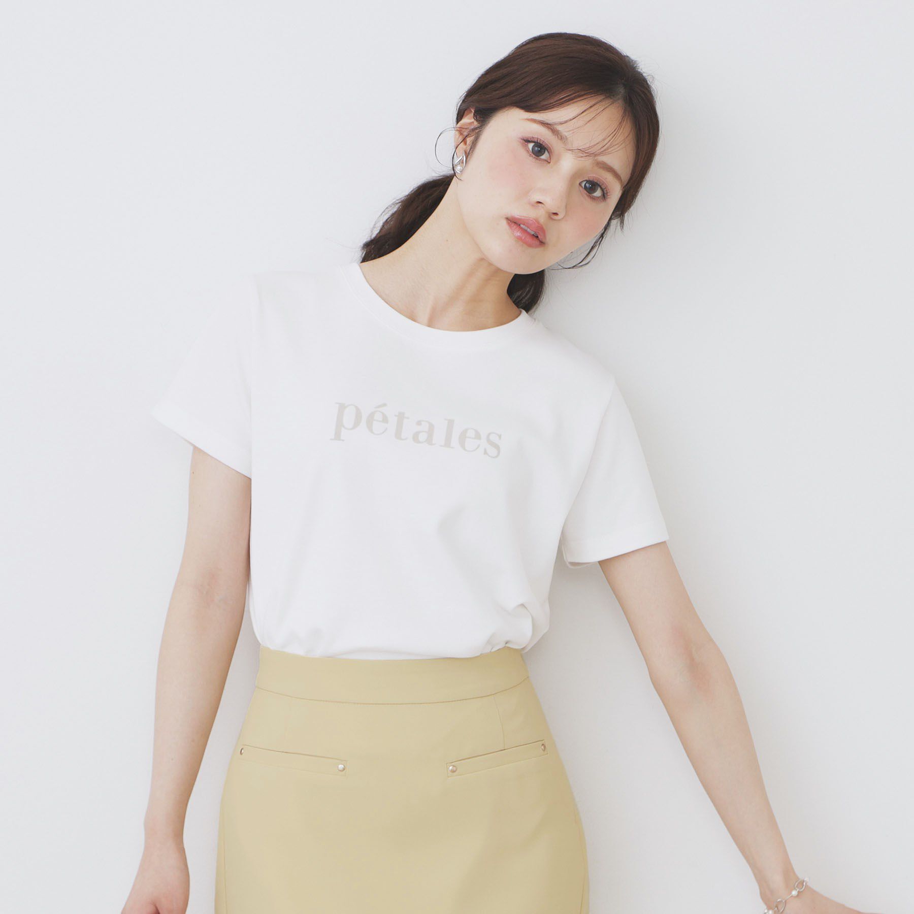 index「《S-LLサイズ》フロッキーロゴTシャツ【接触冷感/UVケア/洗濯機洗い可】」|Tシャツ・カットソー|