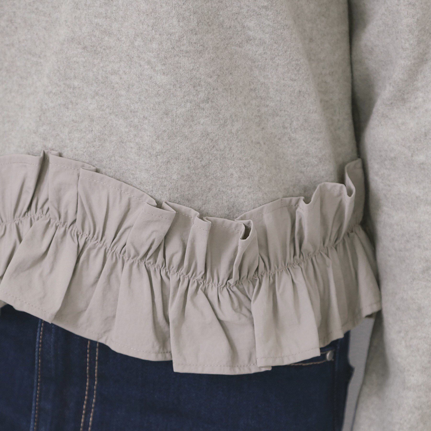 index「フリルドッキングトップス【洗濯機OK】」|Tシャツ・カットソー|