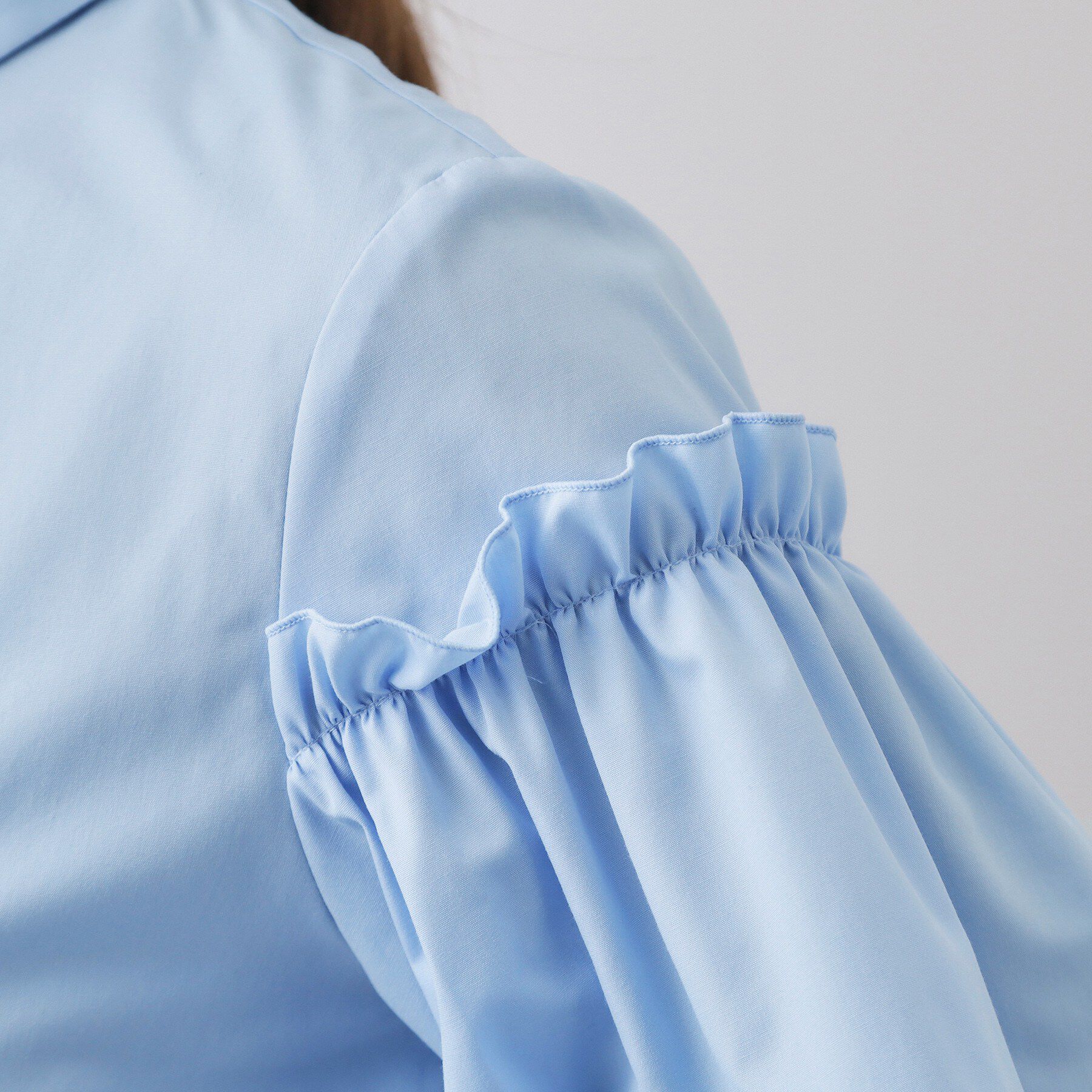 index「ボリュームスリーブブラウス【洗濯機OK】《5col》」|シャツ・ブラウス|