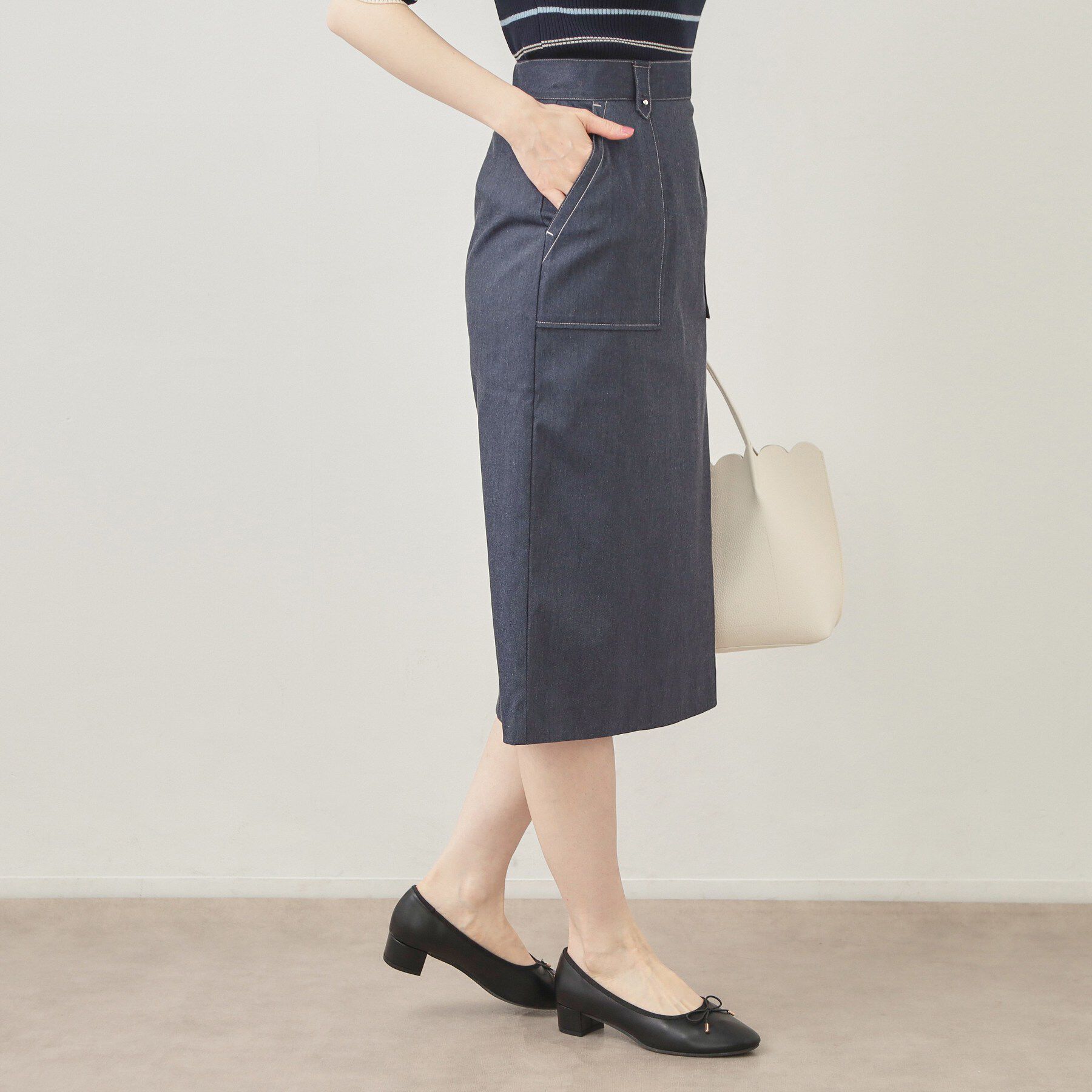 index「ハイストレッチタイトスカート【洗濯機OK】」|スカート|