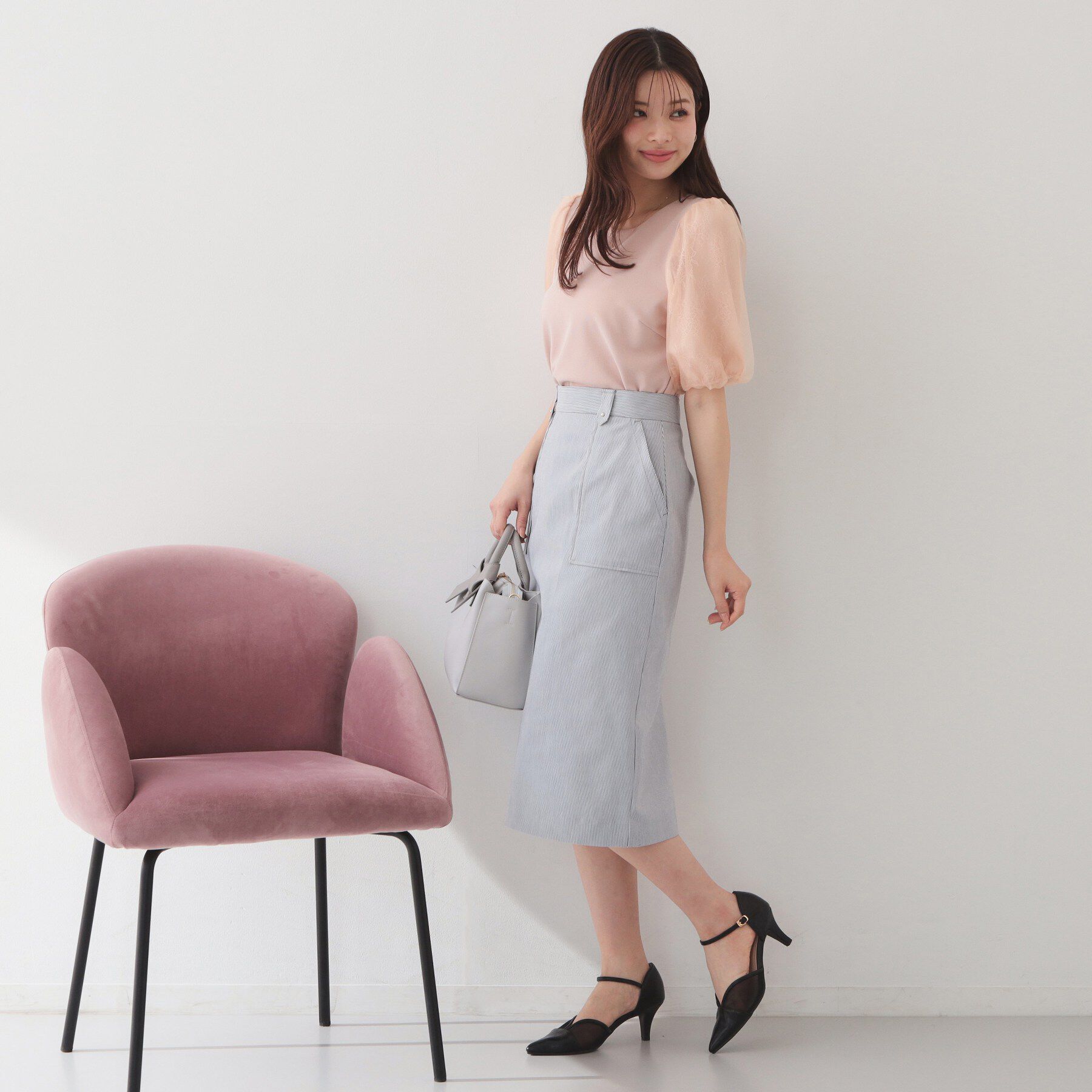 index「ハイストレッチタイトスカート【洗濯機OK】」|スカート|