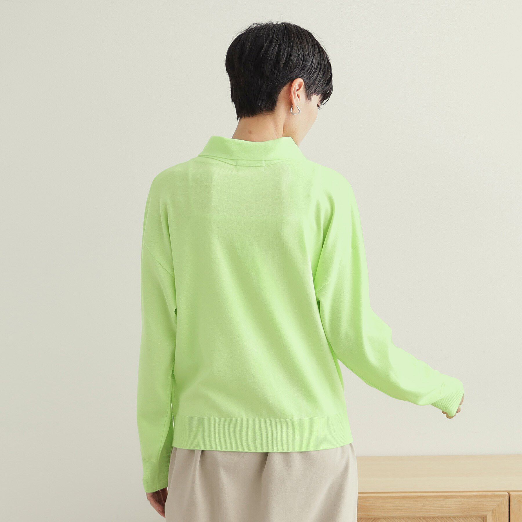 OPAQUE.CLIP「ボウタイニット【洗濯洗い可/抗ピル】」|ニット・セーター|