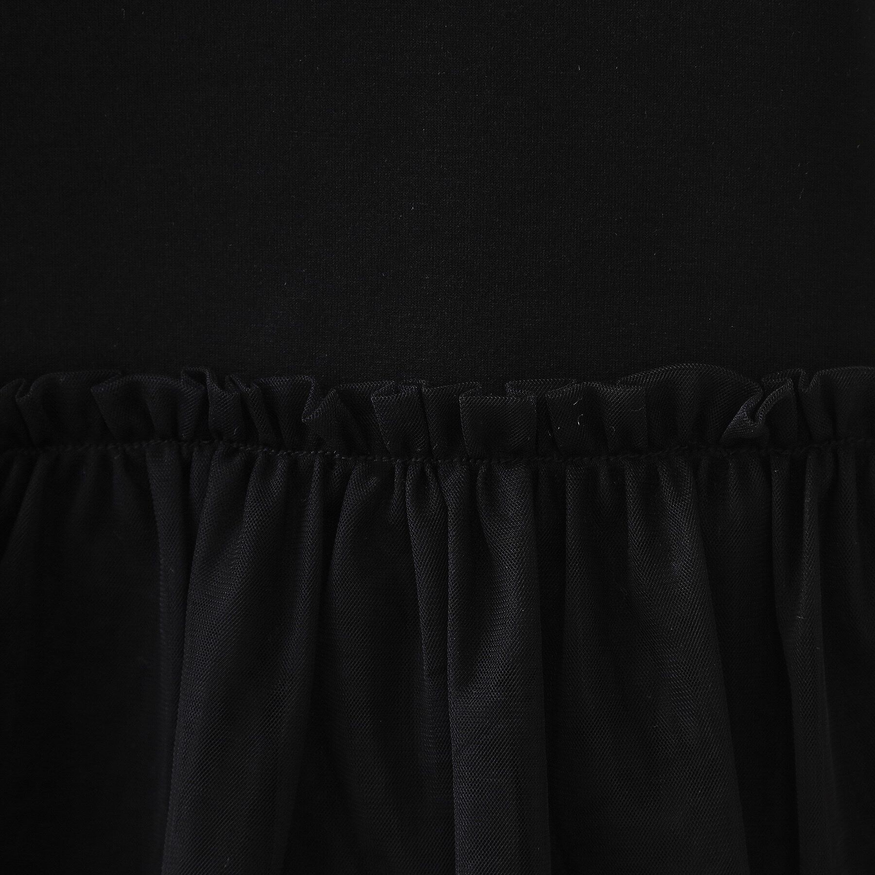 OPAQUE.CLIP「チュールドッキングペプラムトップス【洗濯機洗い可】」|Tシャツ・カットソー|