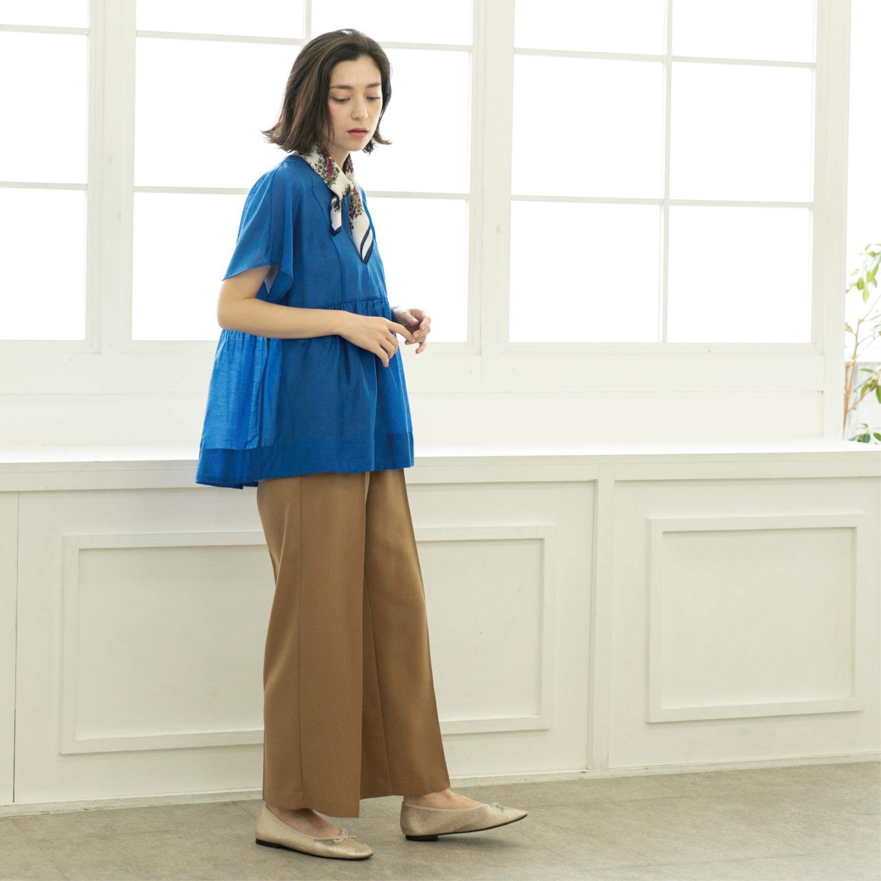 OPAQUE.CLIP「《丈が選べる/SS-LLサイズ》美脚ストレッチイージーワイドパンツ/セットアップ対応【防シワ/洗濯機」|その他|