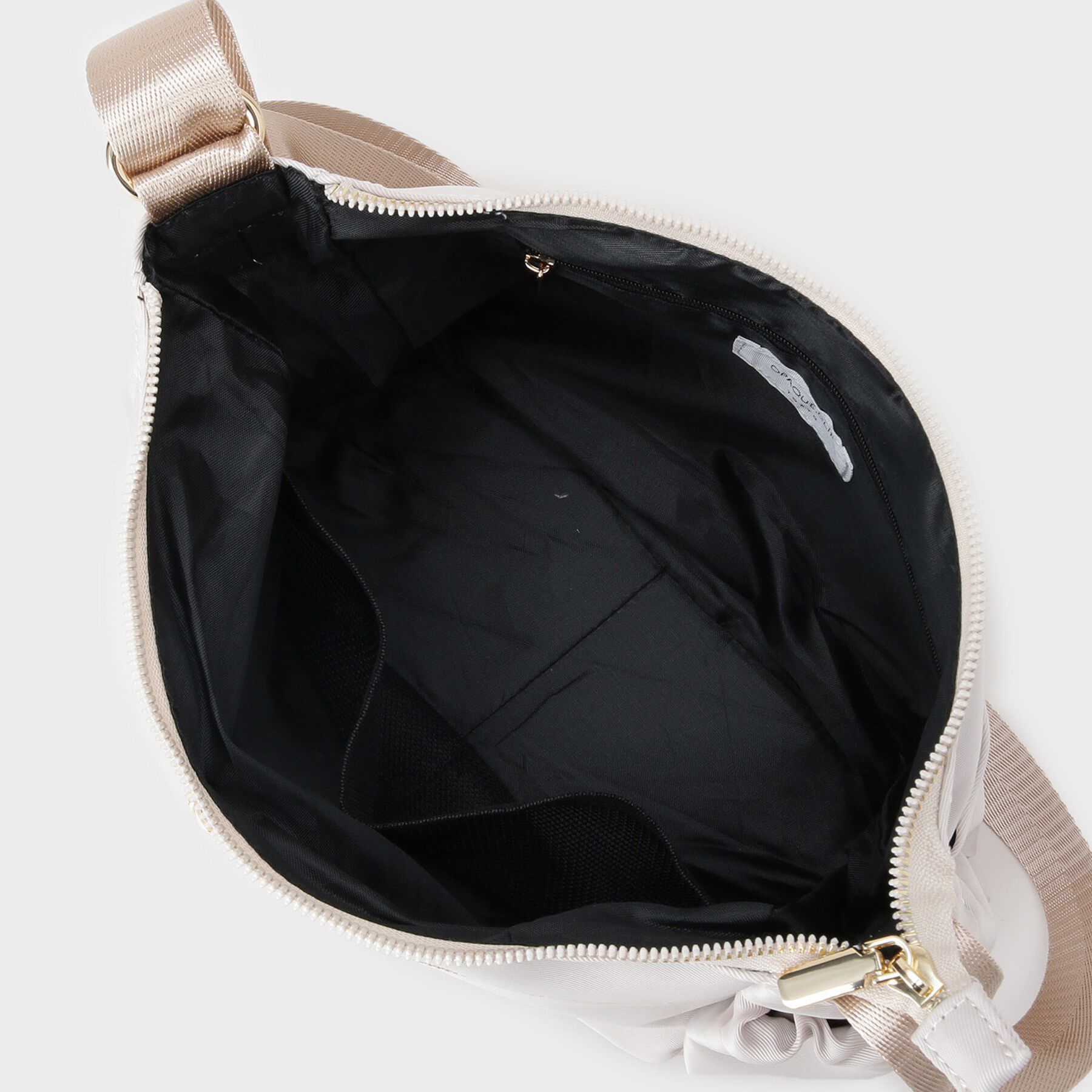 OPAQUE.CLIP「【軽量/撥水加工/多ポケット】ツイルミドルサイズムーンショルダーバッグ」|ショルダー・メッセンジャー|