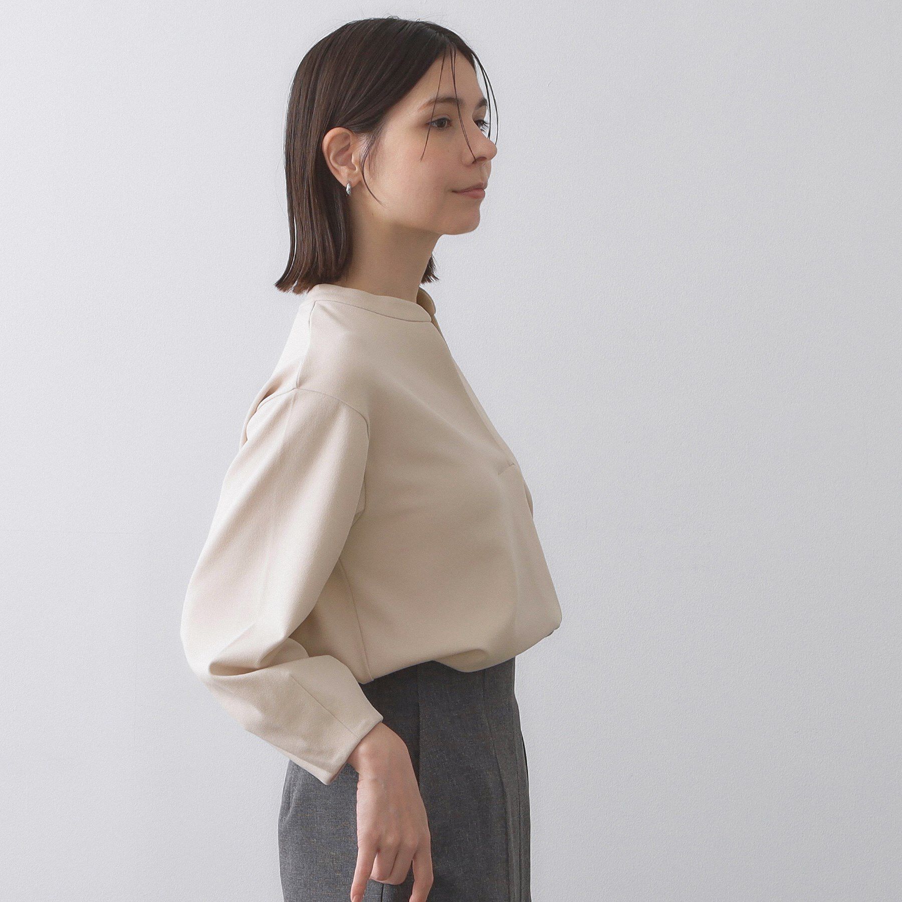 OPAQUE.CLIP「スキッパートップス【吸水速乾/UVケア/洗濯機OK】」|Tシャツ・カットソー|