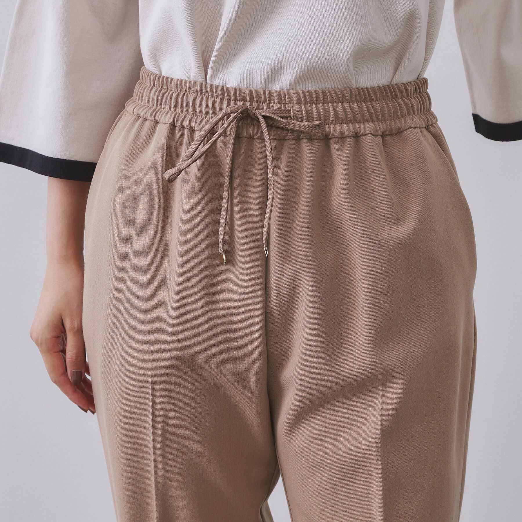 OPAQUE.CLIP「ウォームタッチ イージーテーパードパンツ【洗濯機洗OK/ストレッチ】」|その他|