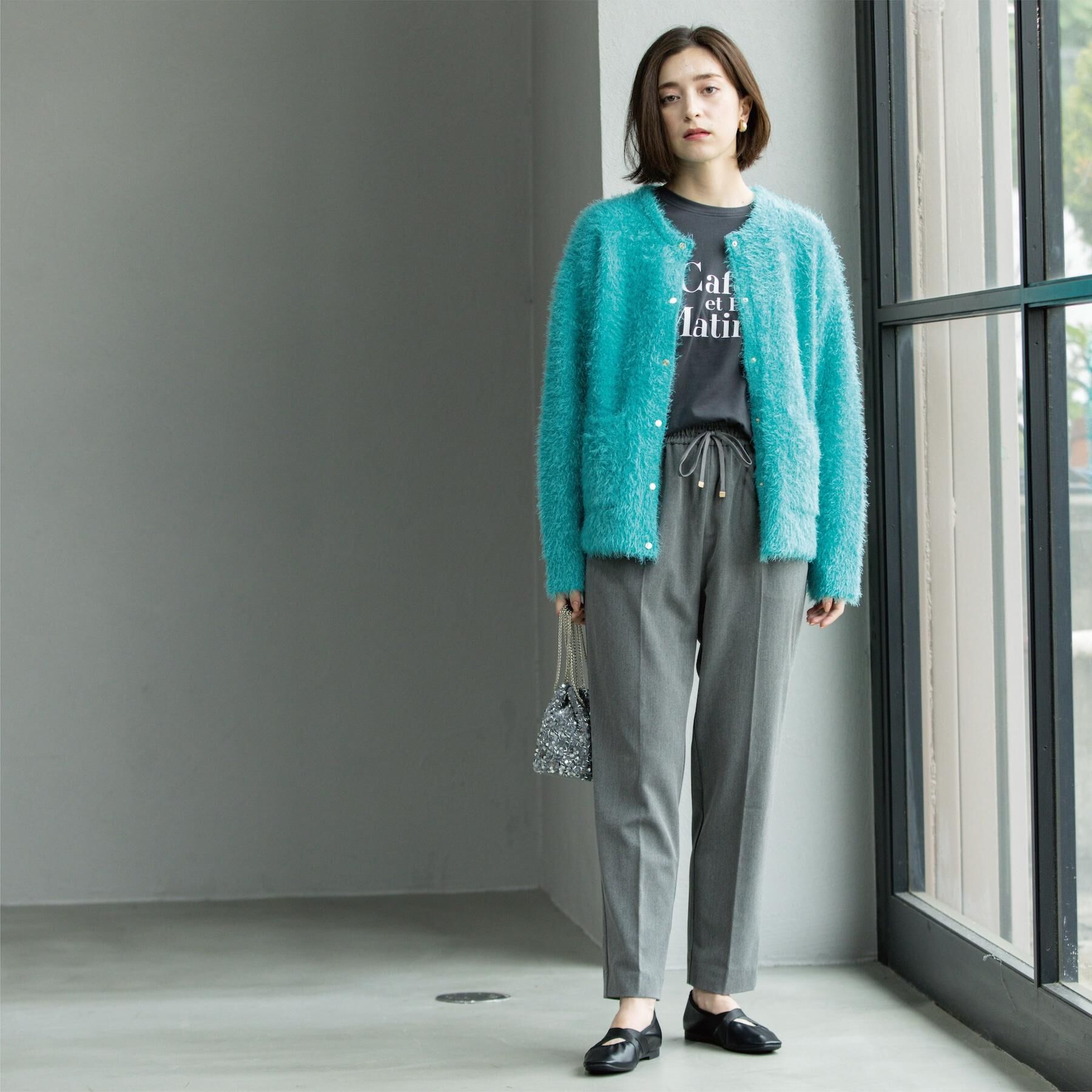 OPAQUE.CLIP「ウォームタッチ イージーテーパードパンツ【洗濯機洗OK/ストレッチ】」|その他|