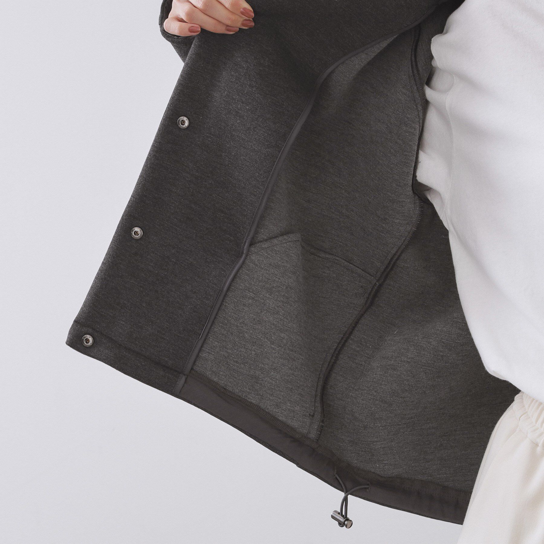 OPAQUE.CLIP「フーディブルゾン【洗濯機OK】」|ブルゾン・スタジャン|