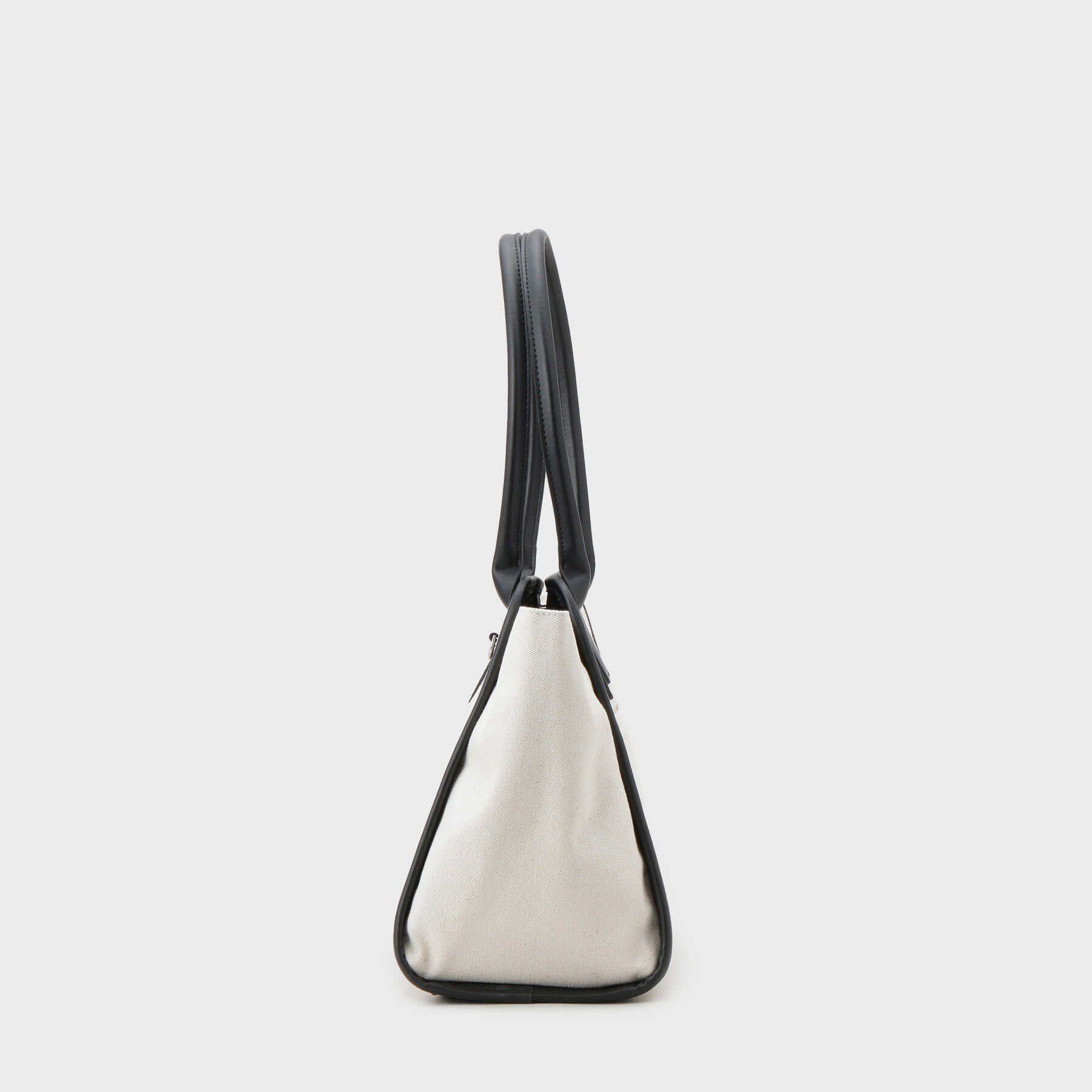 OPAQUE.CLIP「合皮パイピングワイドトート」|トートバッグ|