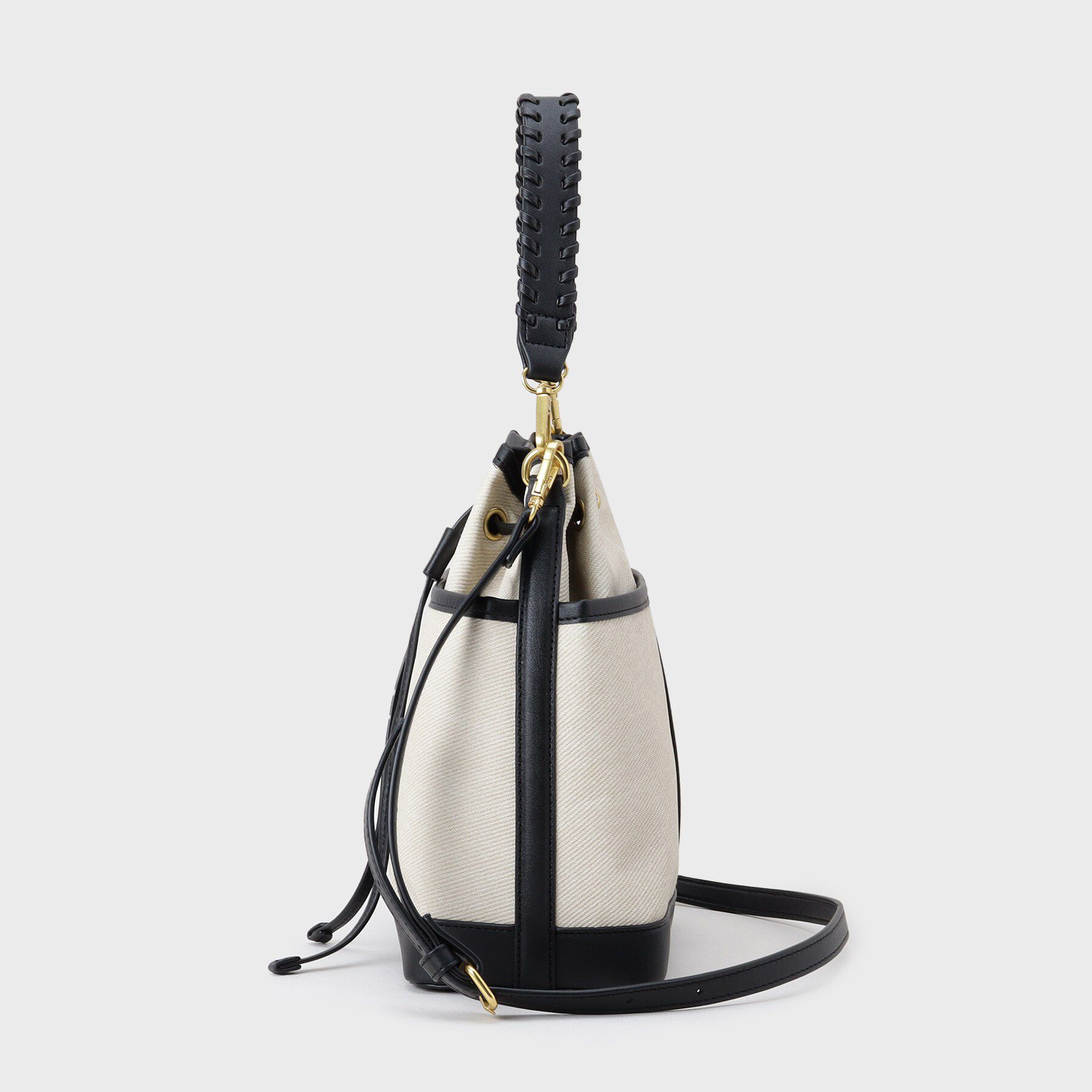 OPAQUE.CLIP「2WAY素材アソート巾着ショルダーバッグ」|ショルダー・メッセンジャー|