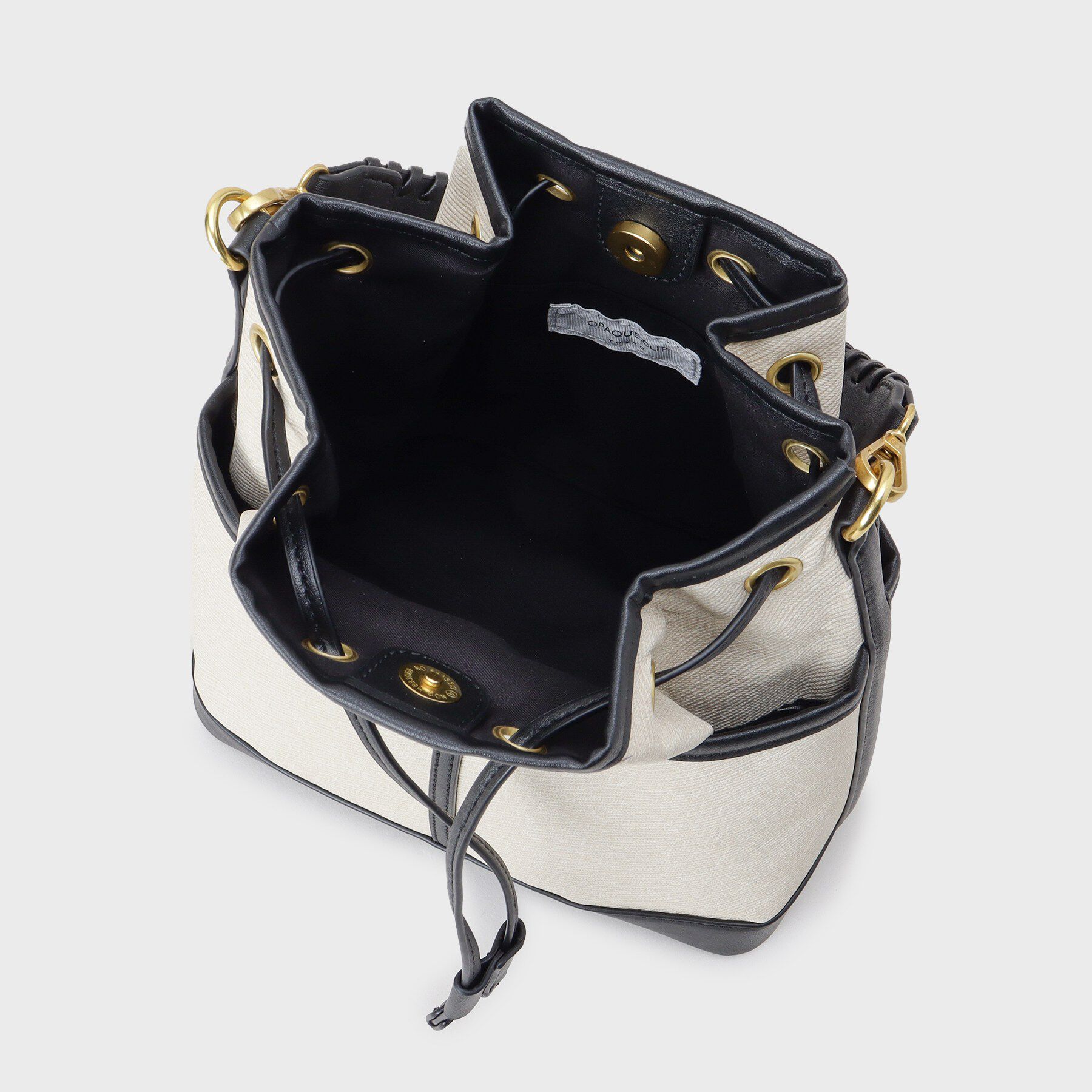 OPAQUE.CLIP「2WAY素材アソート巾着ショルダーバッグ」|ショルダー・メッセンジャー|