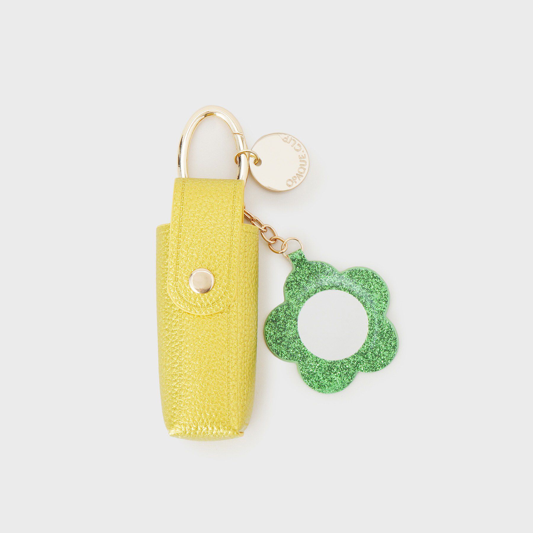 OPAQUE.CLIP「ミラー付きリップチャーム【9色展開】」|キーケース|イエロー(832)