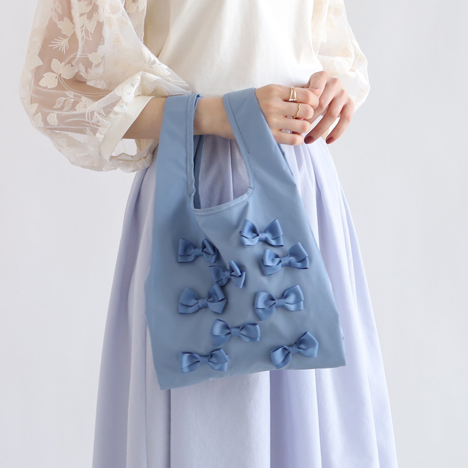 Couture broach「メニーリボン エコバッグ(小)」|エコバッグ|