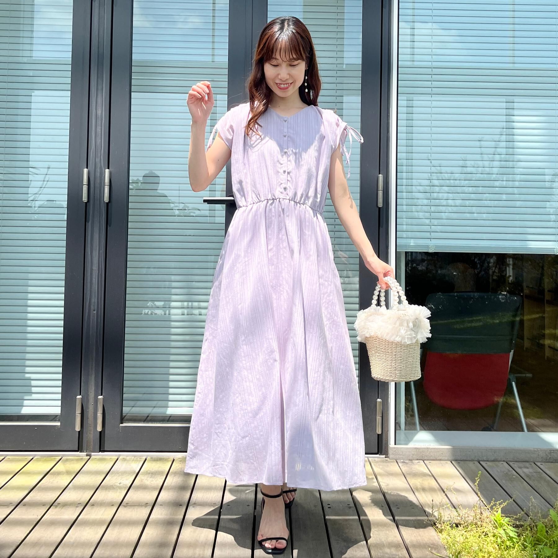 Couture broach「【大人可愛い】カラミチェック サマードレス」|ワンピース|