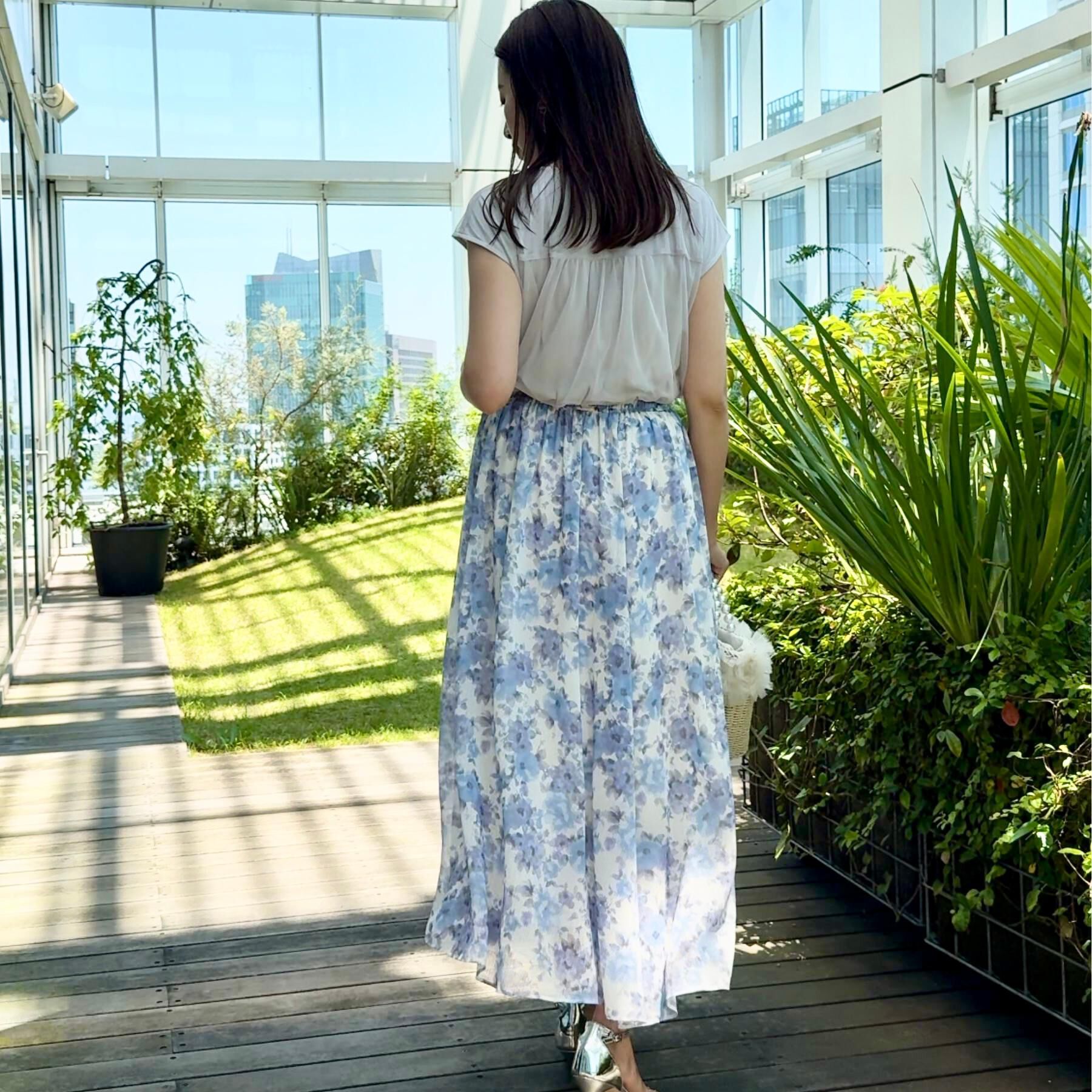 Couture broach「【マシンウォッシャブル・大人可愛い】チュールプリーツチュニック」|Tシャツ・カットソー|