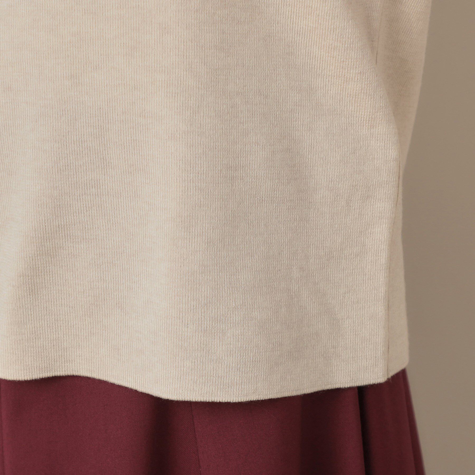 Couture broach「【フェミニン・着映え・通勤】シアーフレアー袖ニットトップス」|ニット・セーター|