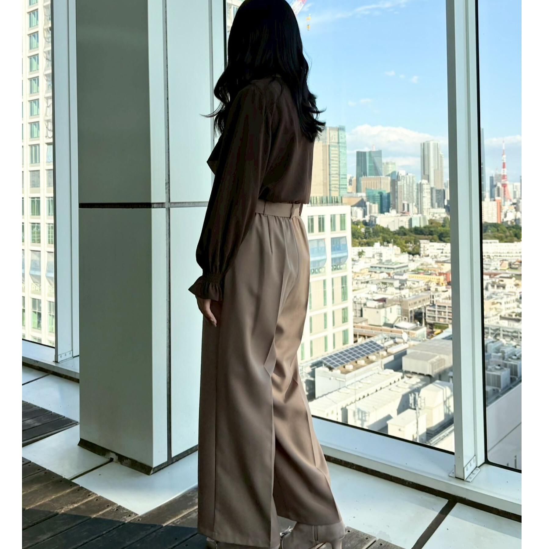 Couture broach「【大人可愛い・通勤】ラッフルフリルブラウス」|シャツ・ブラウス|