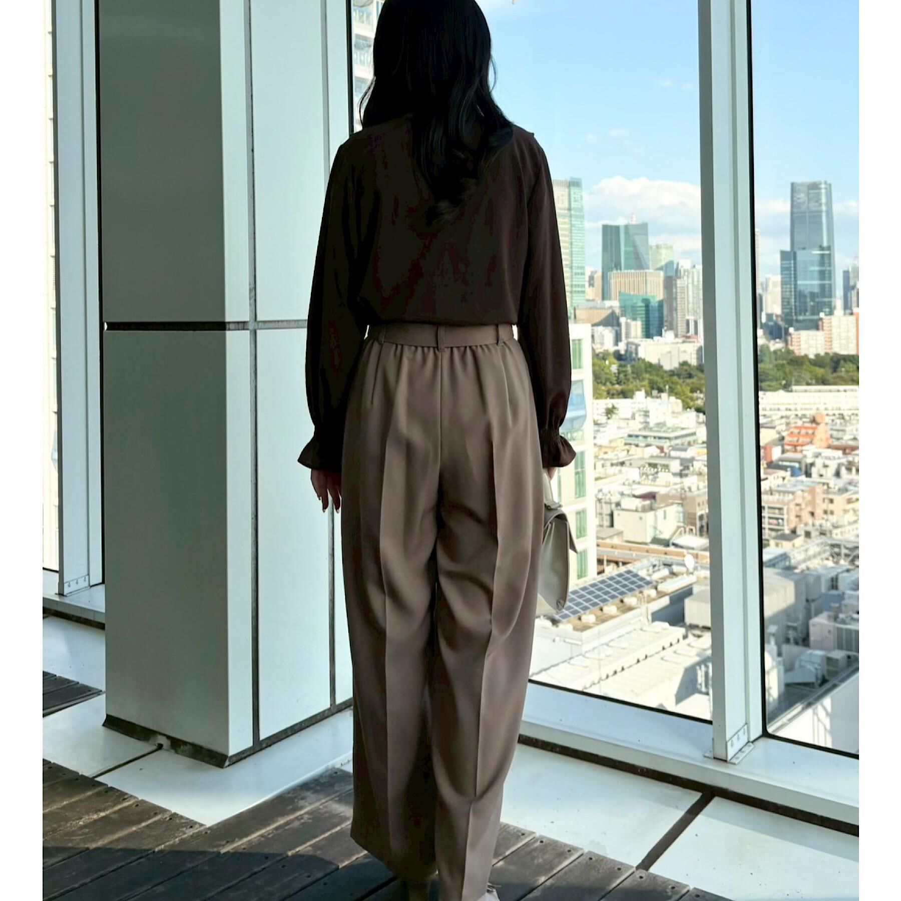 Couture broach「【大人可愛い・通勤】ラッフルフリルブラウス」|シャツ・ブラウス|