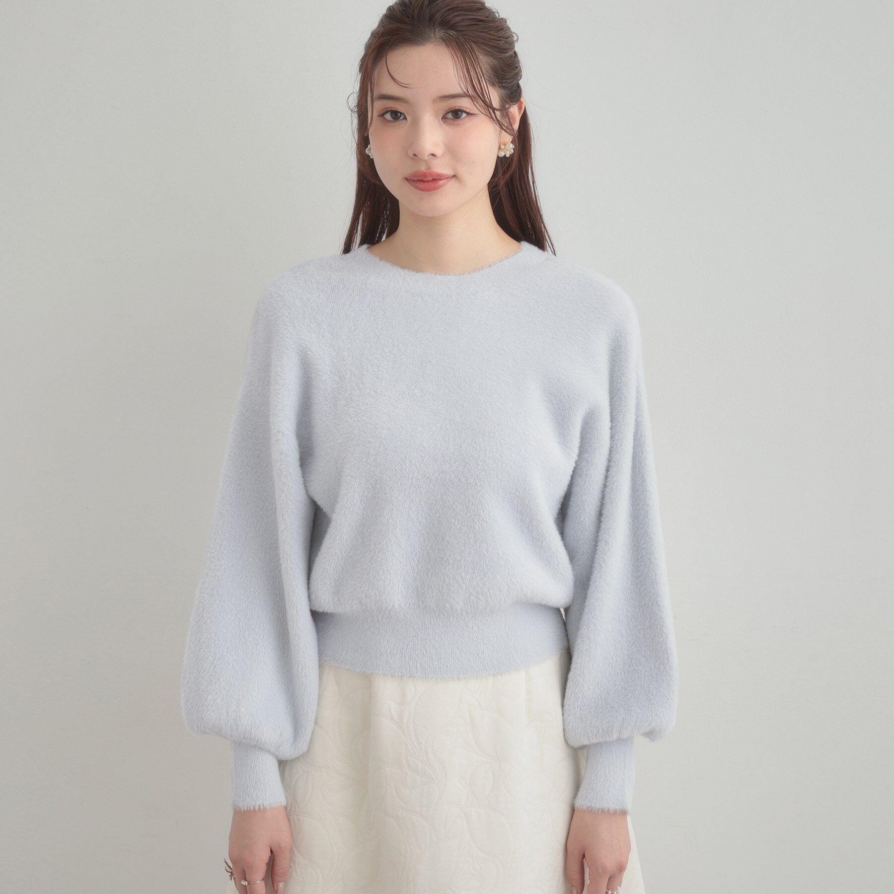 Couture broach「【前後2WAY】Springフェザーカーデトップス」|カーディガン|