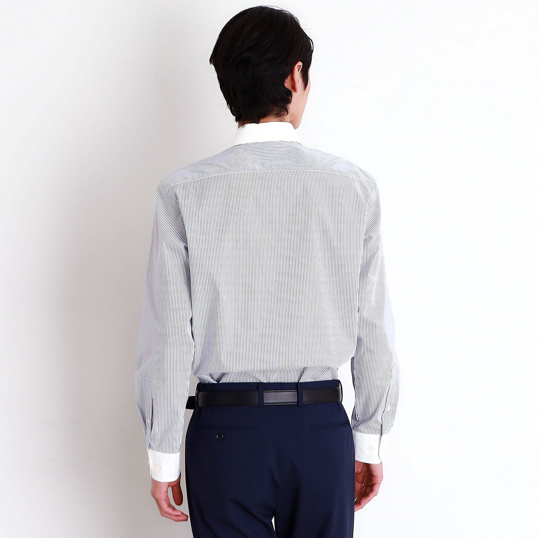 THE SHOP TK「ドレスストライプシャツ【洗濯機OK】」|シャツ・ブラウス|