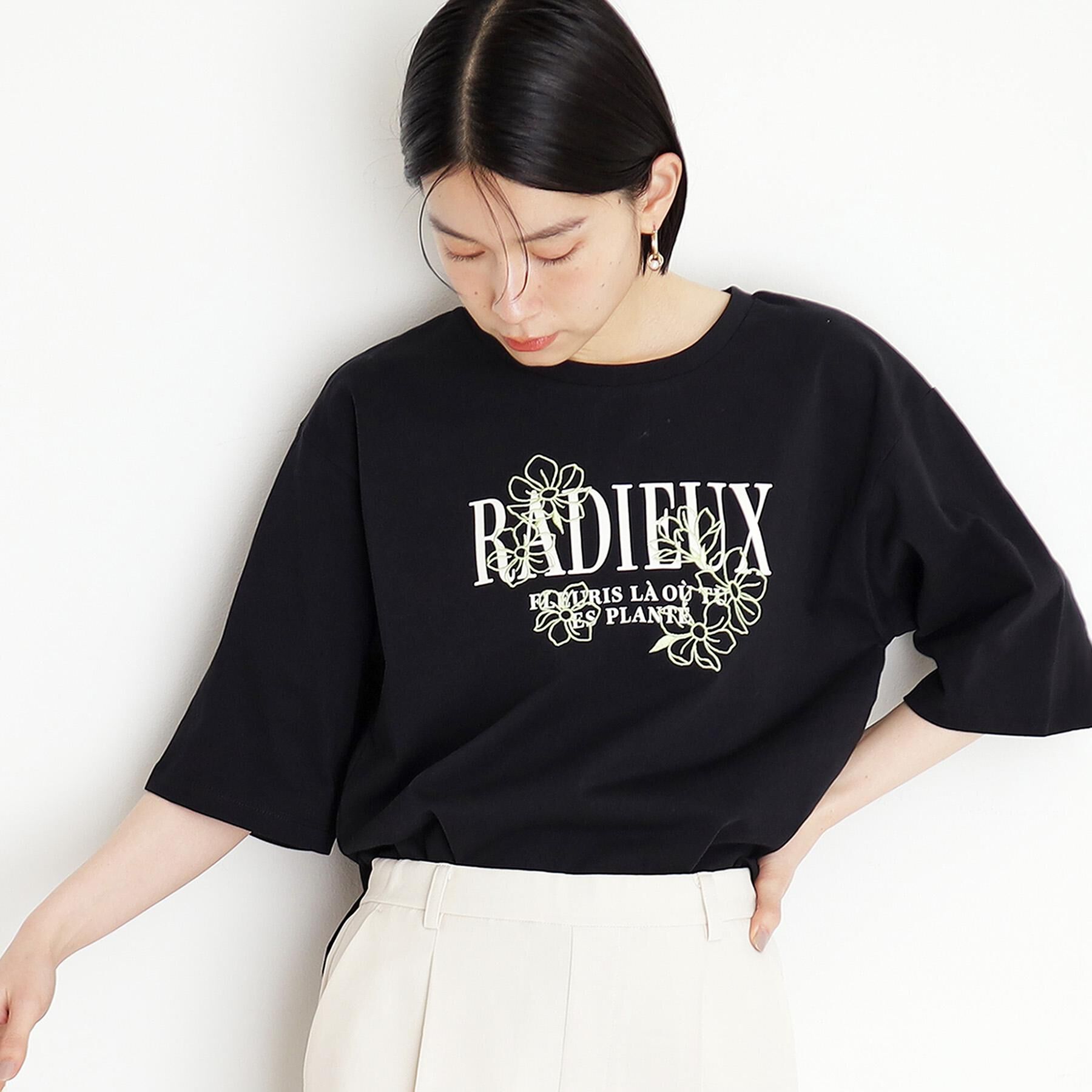 THE SHOP TK「オーガニックコットンロゴＴ【洗濯機OK】」|Tシャツ・カットソー|