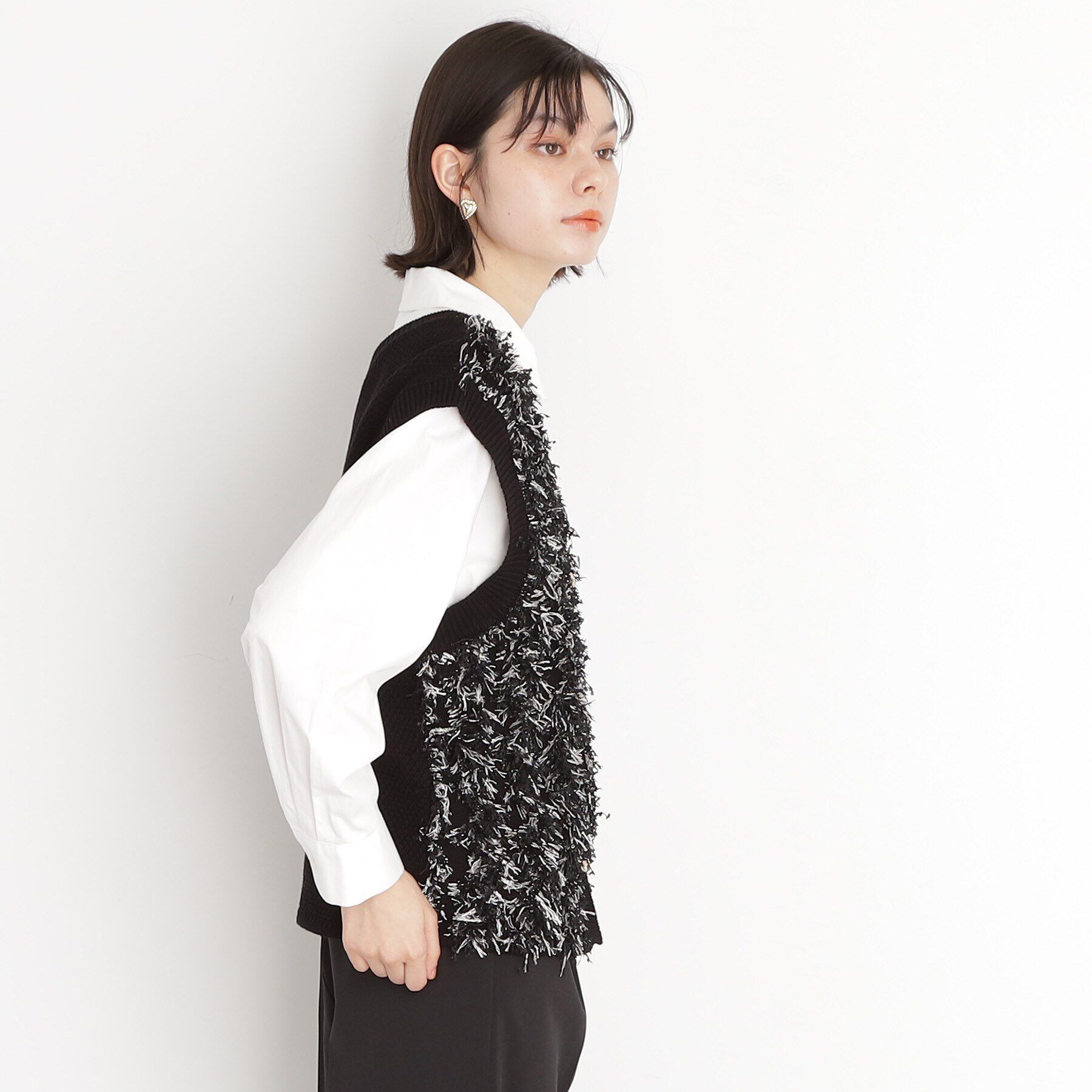 THE SHOP TK「テープヤーンベスト」|ベスト・ジレ|