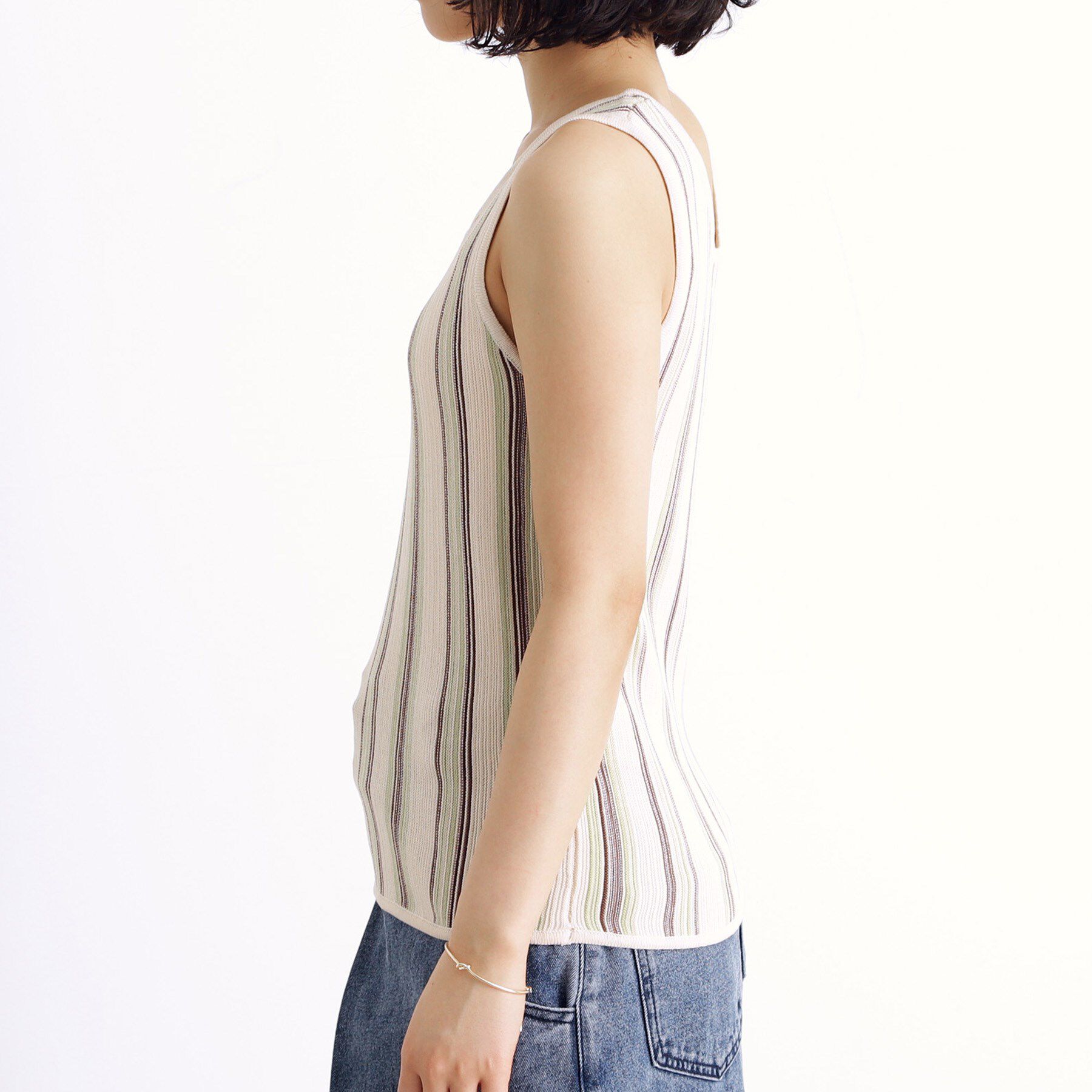 THE SHOP TK「ランダムガータータンク【前後2WAY/洗濯機OK】」|キャミソール|