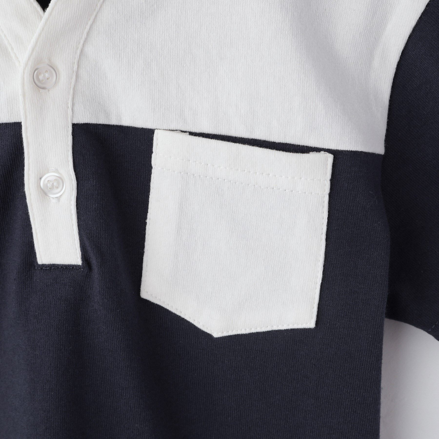 THE SHOP TK「【110－150】切り替えポロシャツ/洗濯機OK」|ポロシャツ|