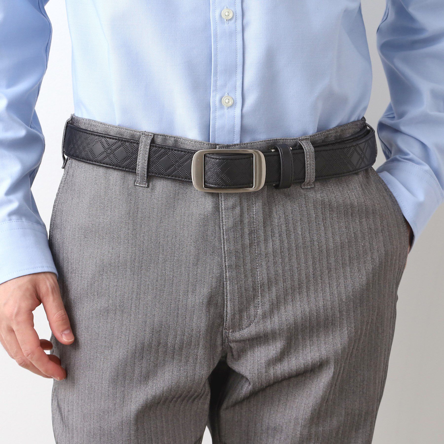 THE SHOP TK「ホールレスストレッチベルト」|ベルト|