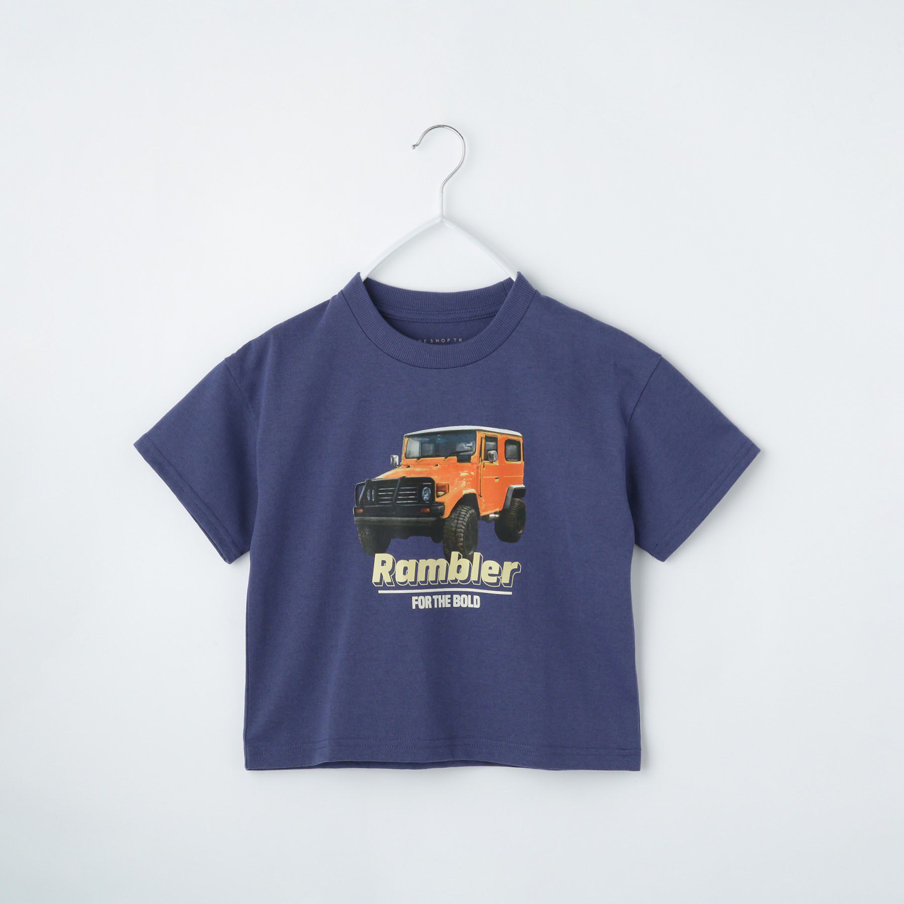 THE SHOP TK「【110－160】カープリントTシャツ/洗濯機OK」|Tシャツ・カットソー|ブルー(092)