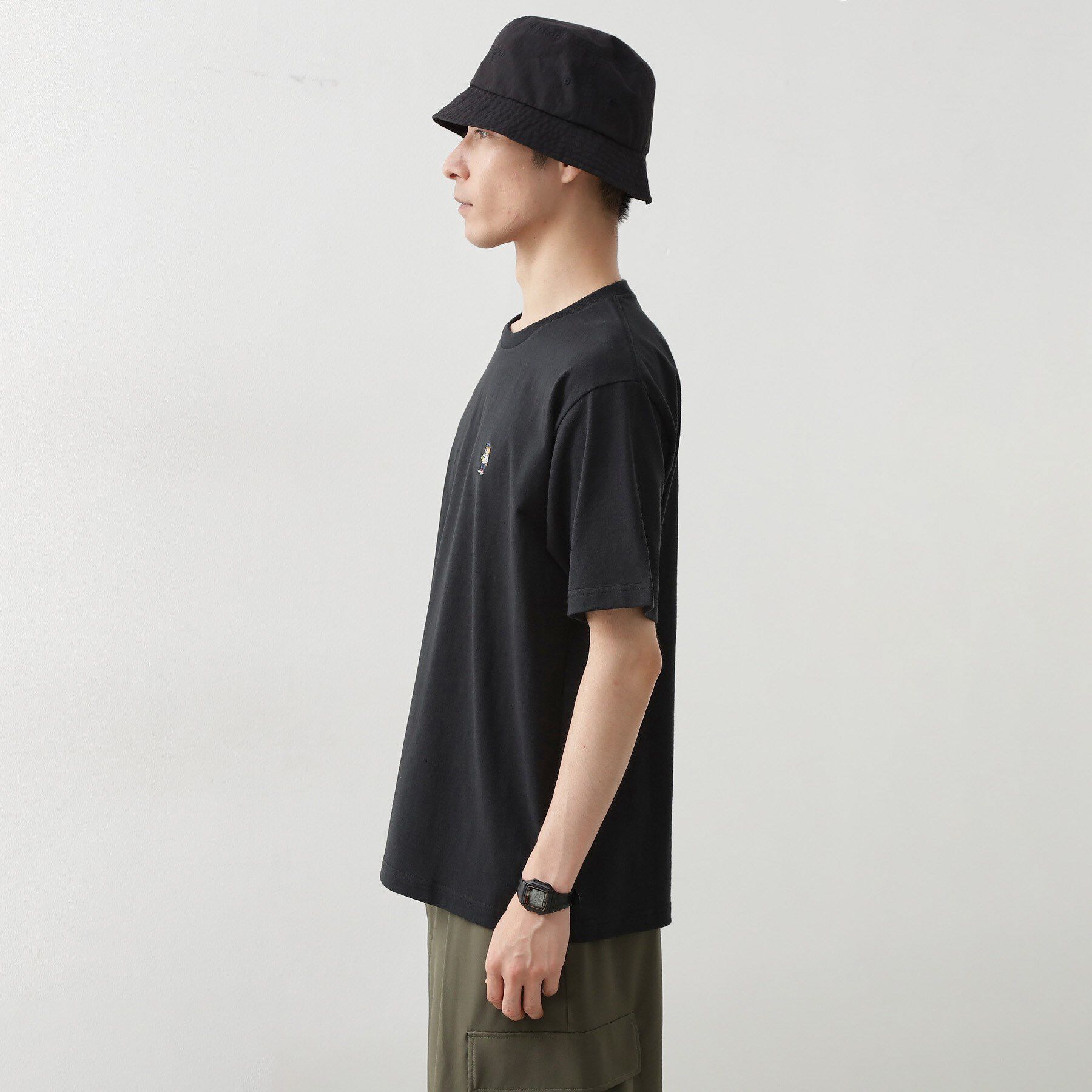 THE SHOP TK「ワンポイントベアーロゴ半袖Tシャツ【洗濯機OK】」|Tシャツ・カットソー|