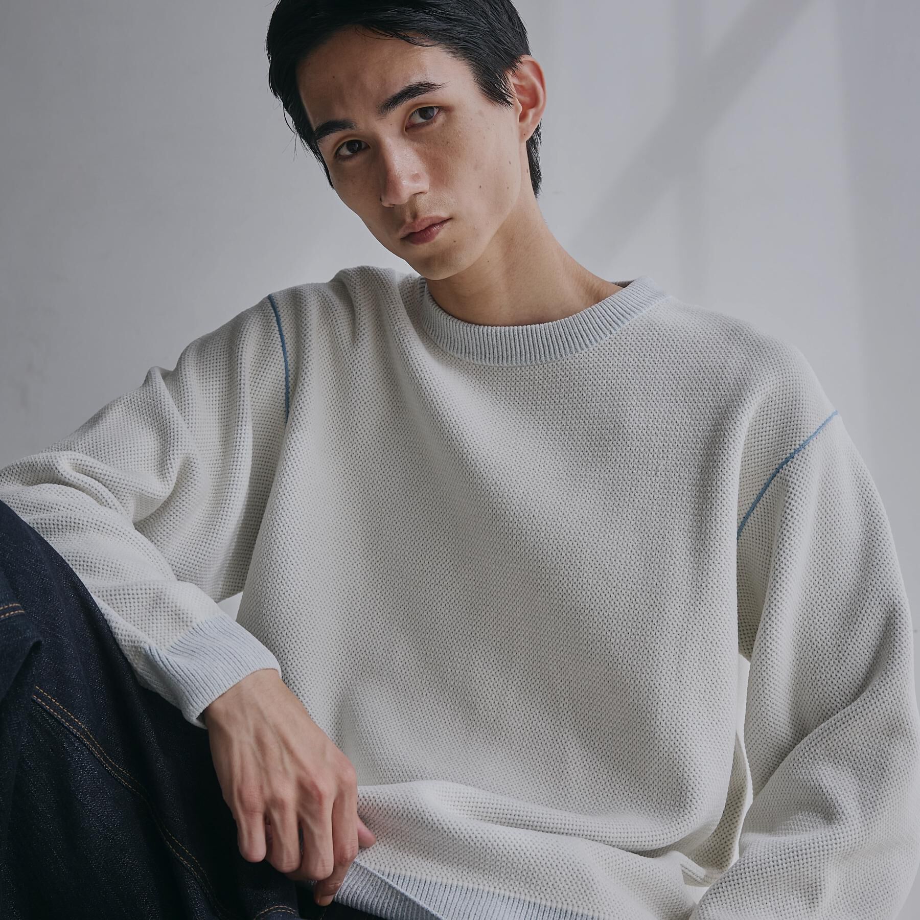 THE SHOP TK「【大人の上品カジュアルを叶える】ハグするニット 洗濯機OK／6色展開」|ニット・セーター|