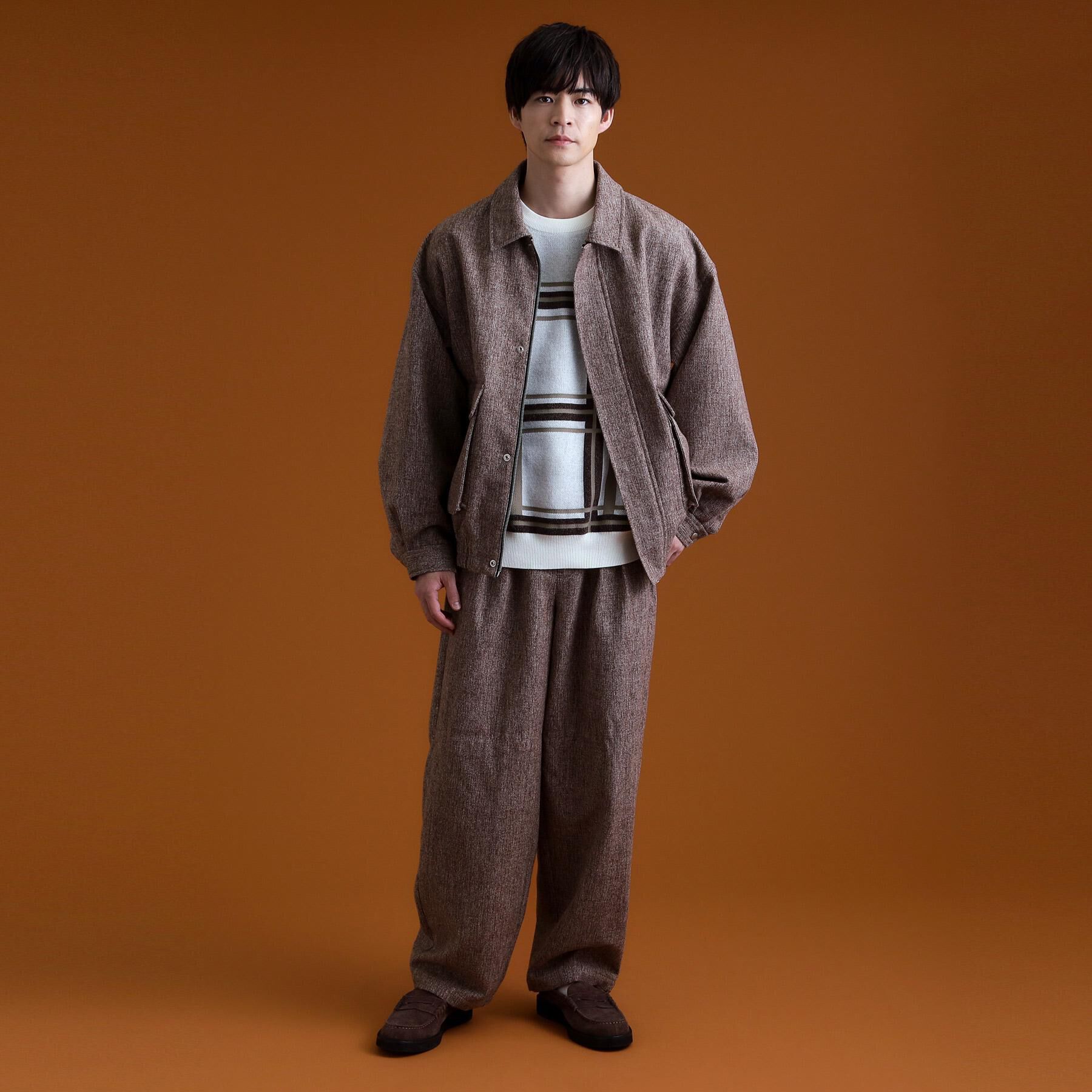 THE SHOP TK「ツイードワイドパンツ 【洗濯機OK／セットアップ可】」|その他|