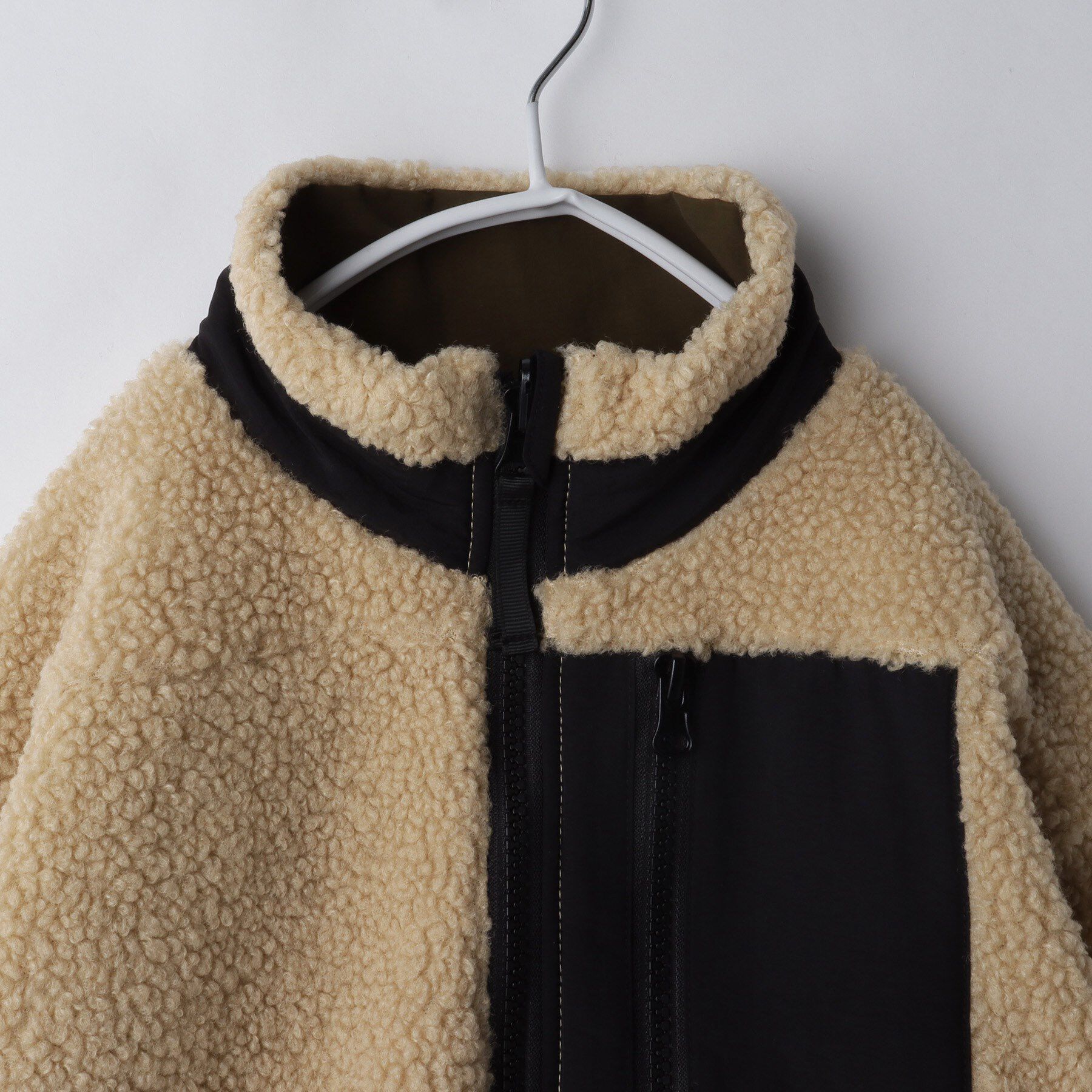 THE SHOP TK「【110－160】ボアリバーシブブルゾン/洗濯機OK」|ブルゾン・スタジャン|