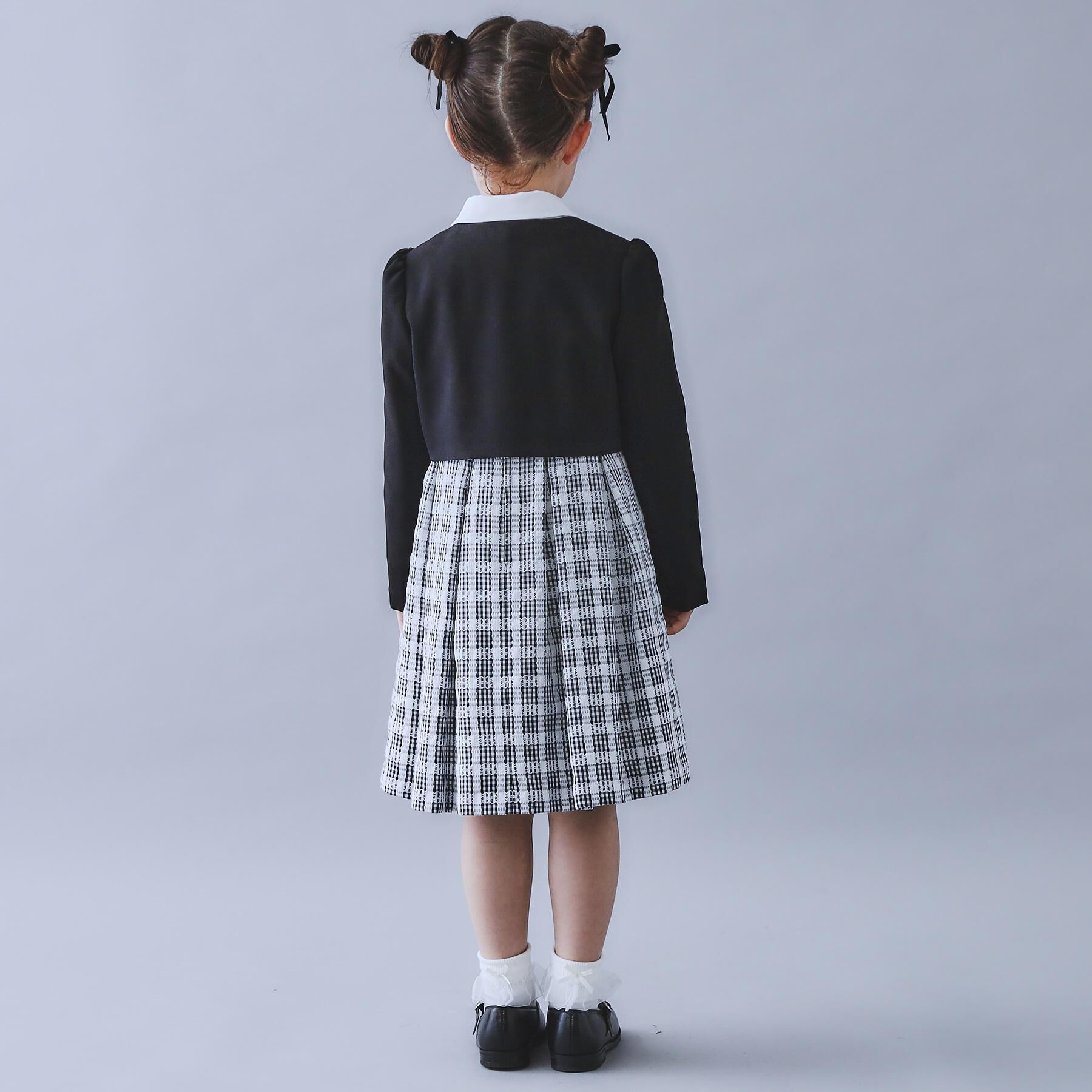 THE SHOP TK「【120-130/3点セット】ジャケット＆チェックワンピース/入園・卒園・入学」|ワンピース|