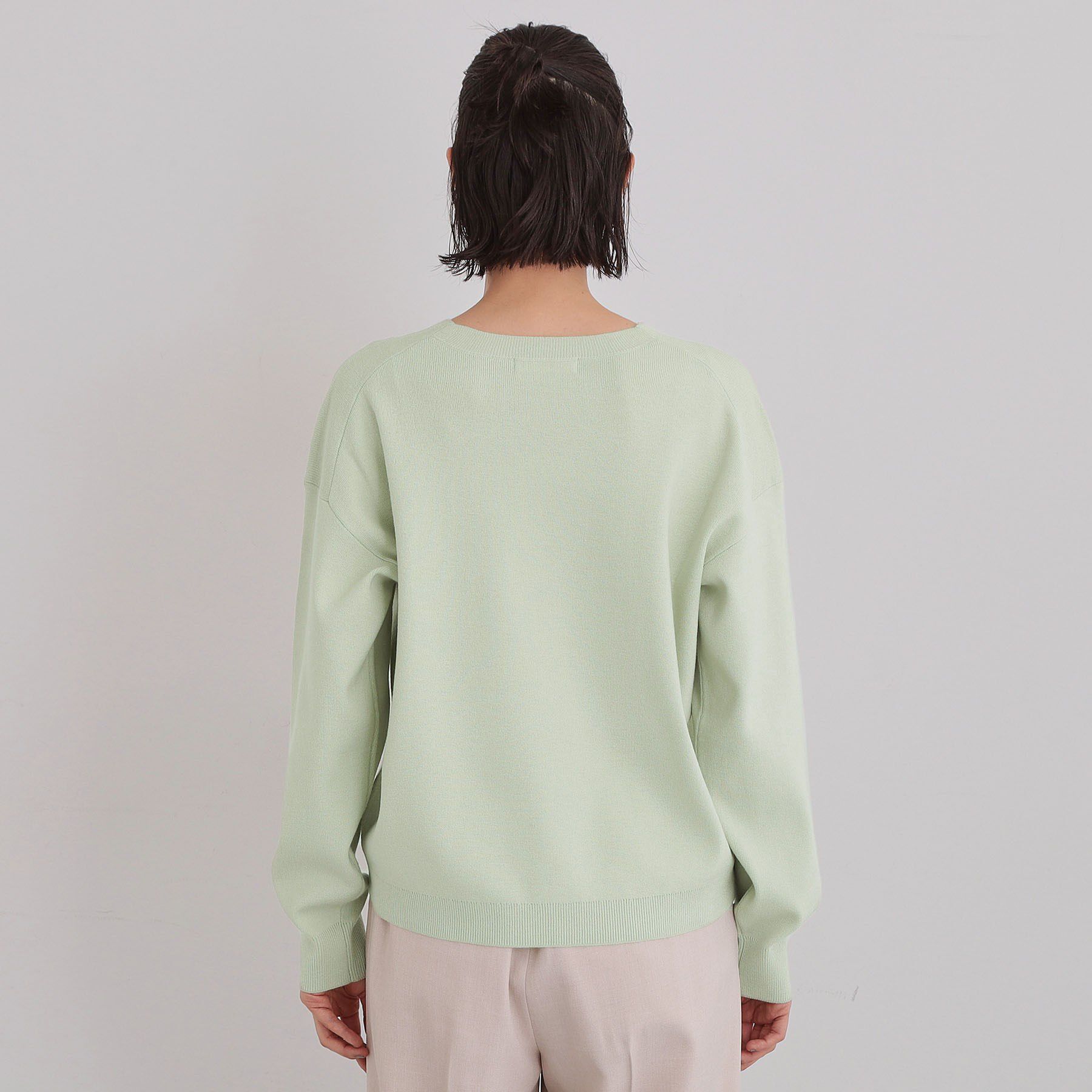 THE SHOP TK「【S-XLサイズ/上品見えが叶う】Vネックニット/洗濯機OK」|ニット・セーター|