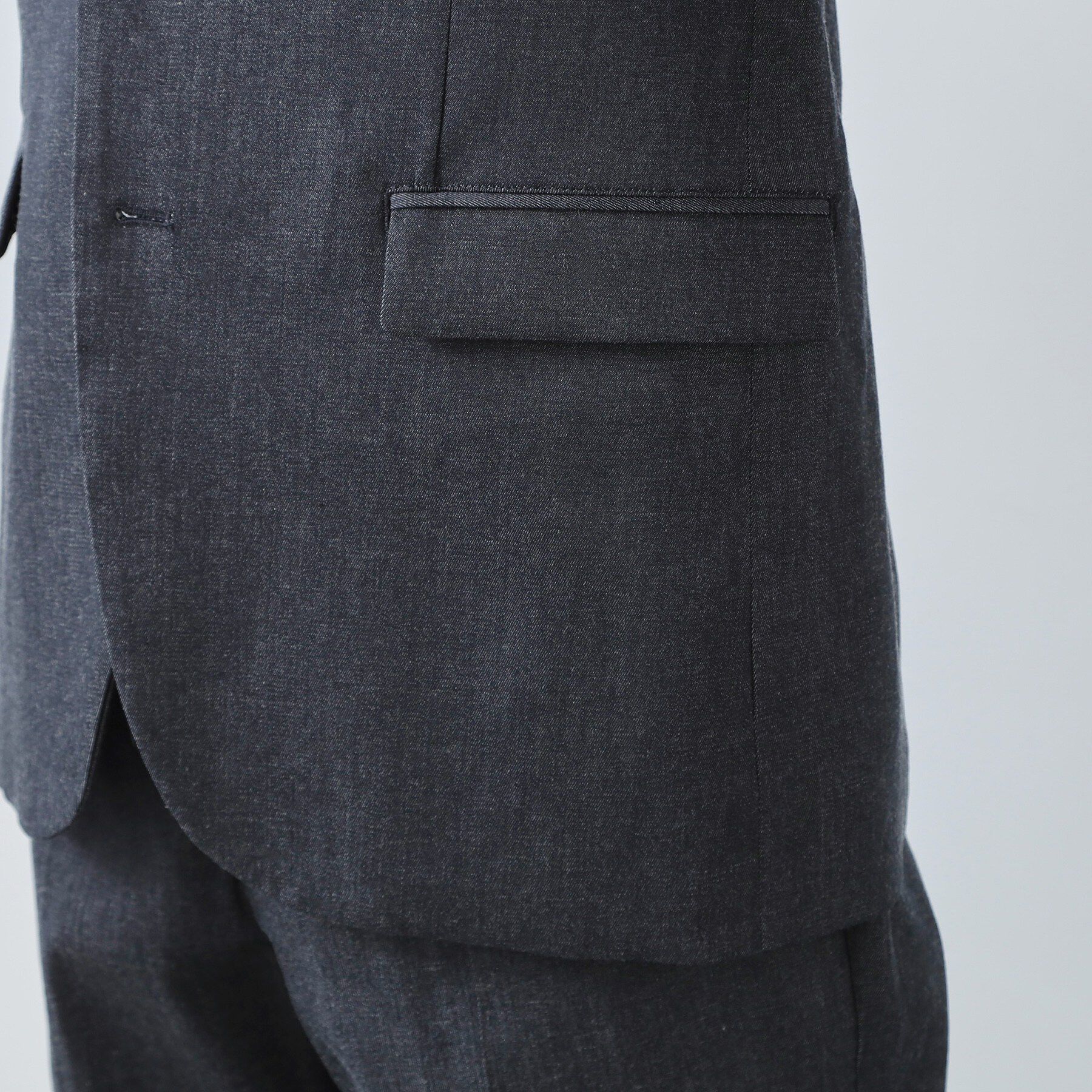 THE SHOP TK「ライトエバーデニム ジャケット 洗濯機OK/ストレッチ/セットアップ可」|デニムジャケット|