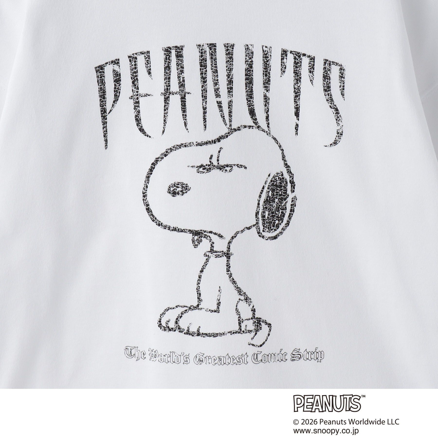 THE SHOP TK「【110－160】PEANUTS ／ ピーナッツ スヌーピー ヴィンテージ風プリント長袖Tシャツ」|Tシャツ・カットソー|