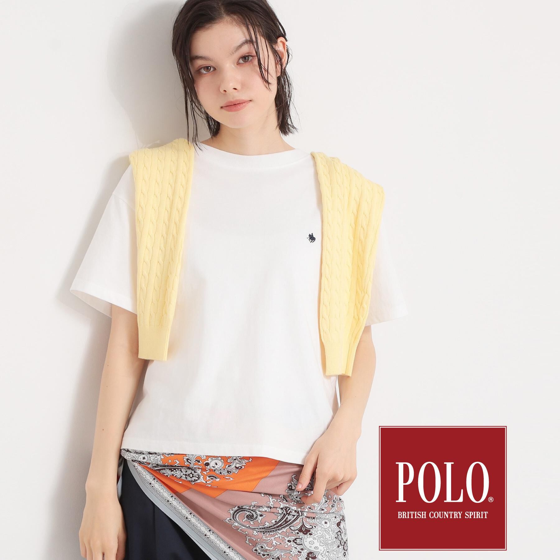 THE SHOP TK「【POLO BCS 別注】ワンポイント刺繍T」|Tシャツ・カットソー|