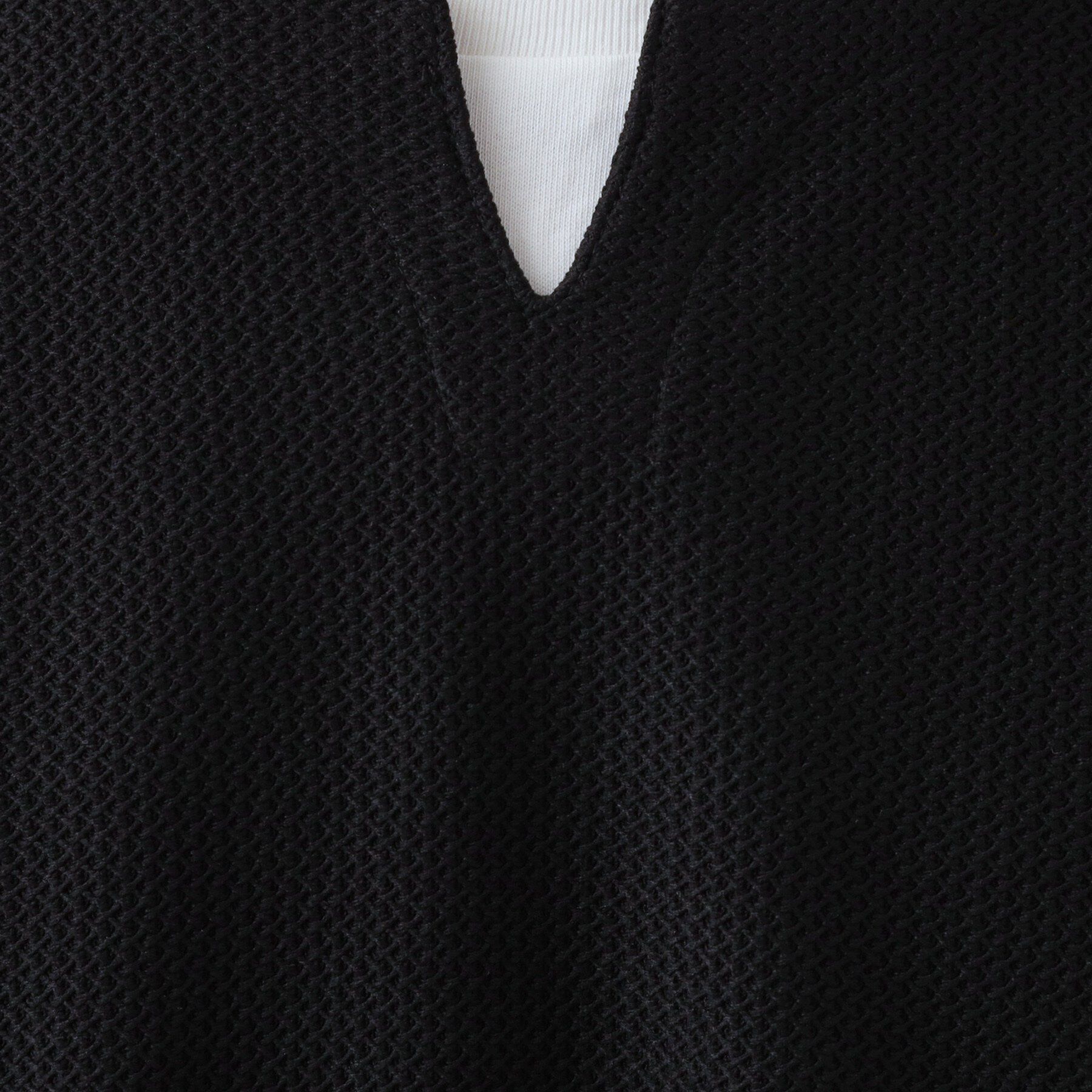 THE SHOP TK「【一枚でコーディネートが完成！】レイヤード風 キーネック 半袖Tシャツ 洗濯機OK」|Tシャツ・カットソー|