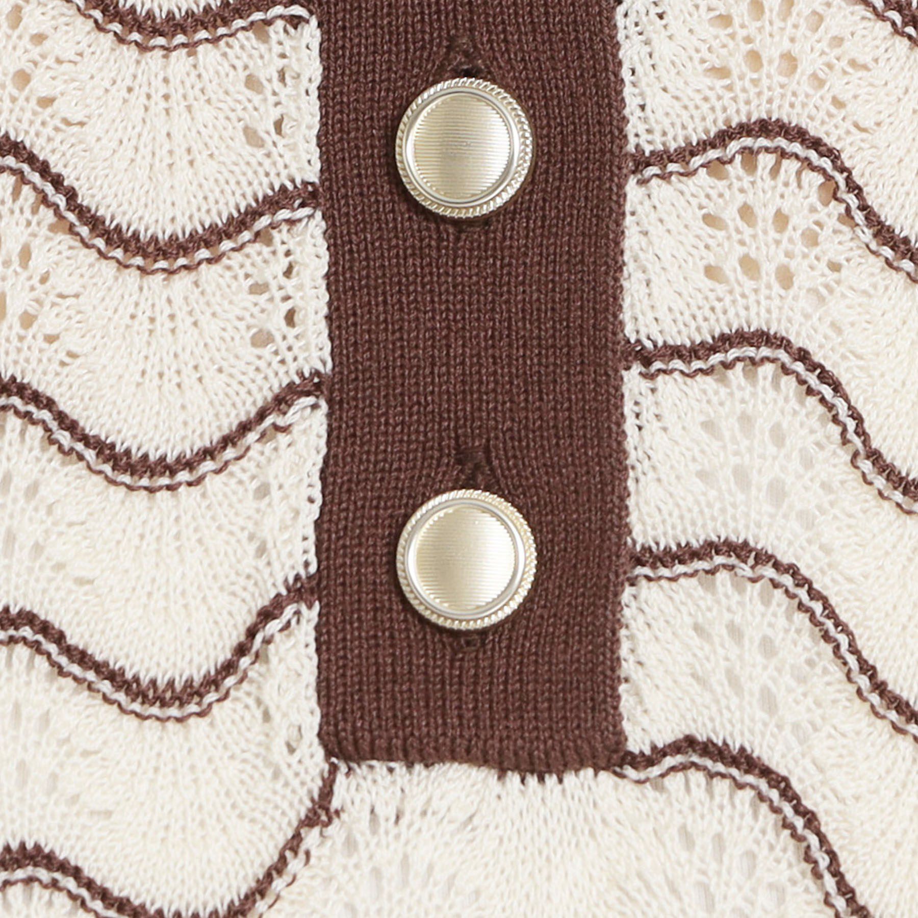 THE SHOP TK「【さらさらタッチ】ジャカードポロニット」|ニット・セーター|