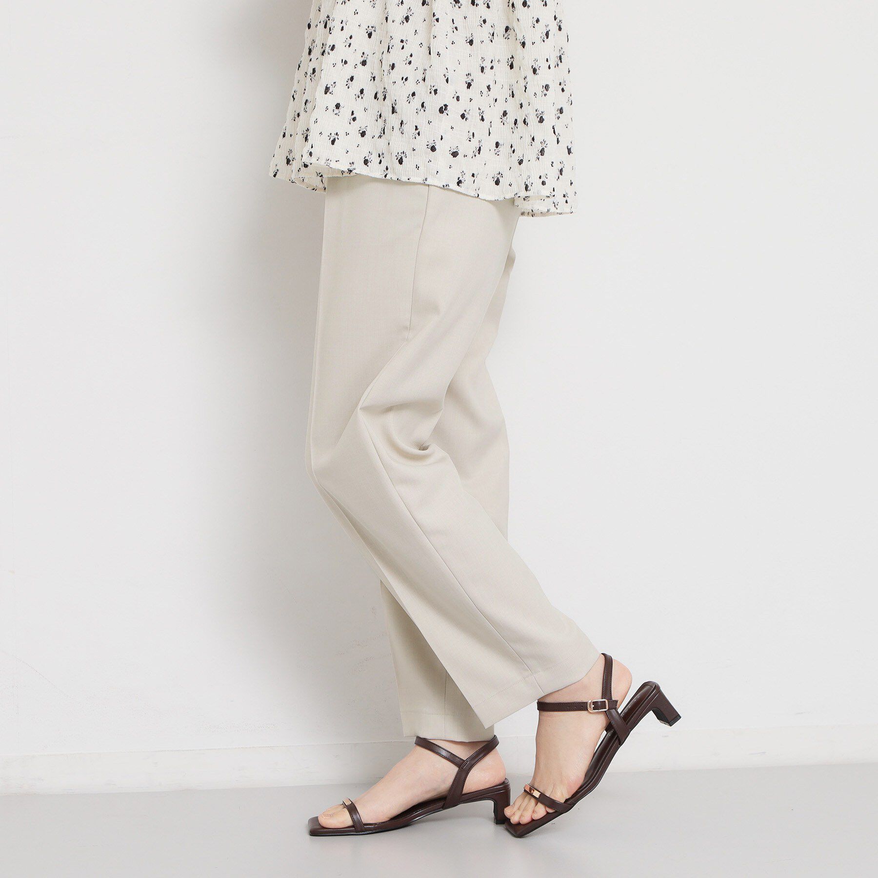 THE SHOP TK「【XS-XL/洗える】オン・オフ問わずきれいに決まる 麻調テーパードパンツ」|その他|