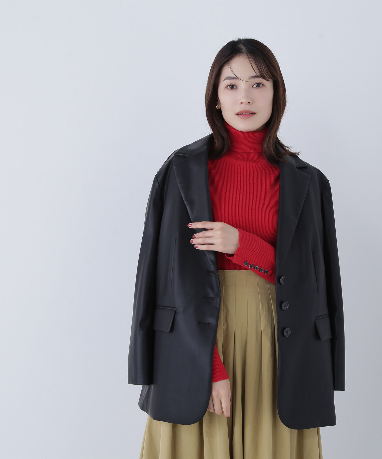  「ベーシックタートルネックニット」|ニット・セーター|