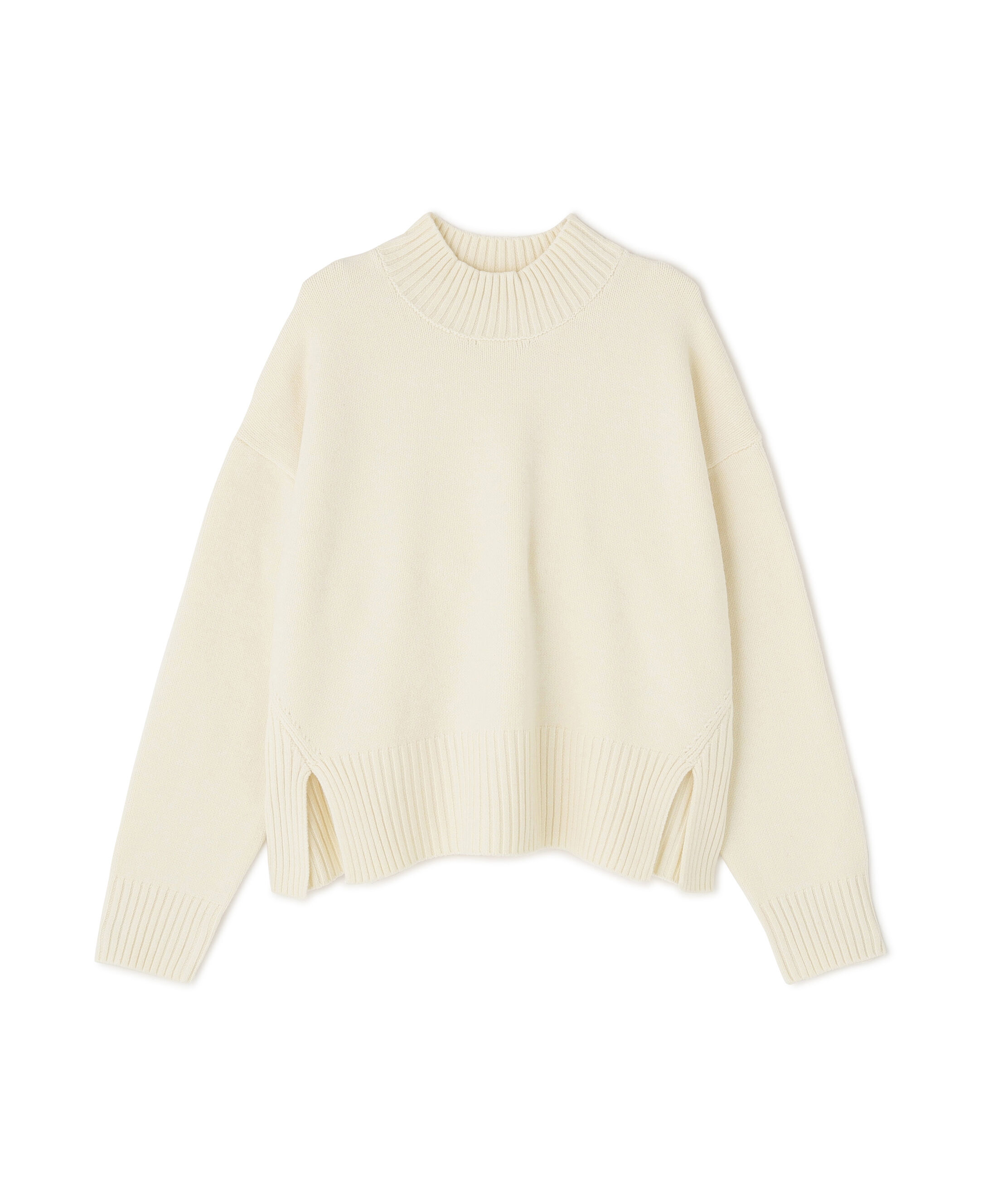  「サイドスリットハイネックニット」|ニット・セーター|